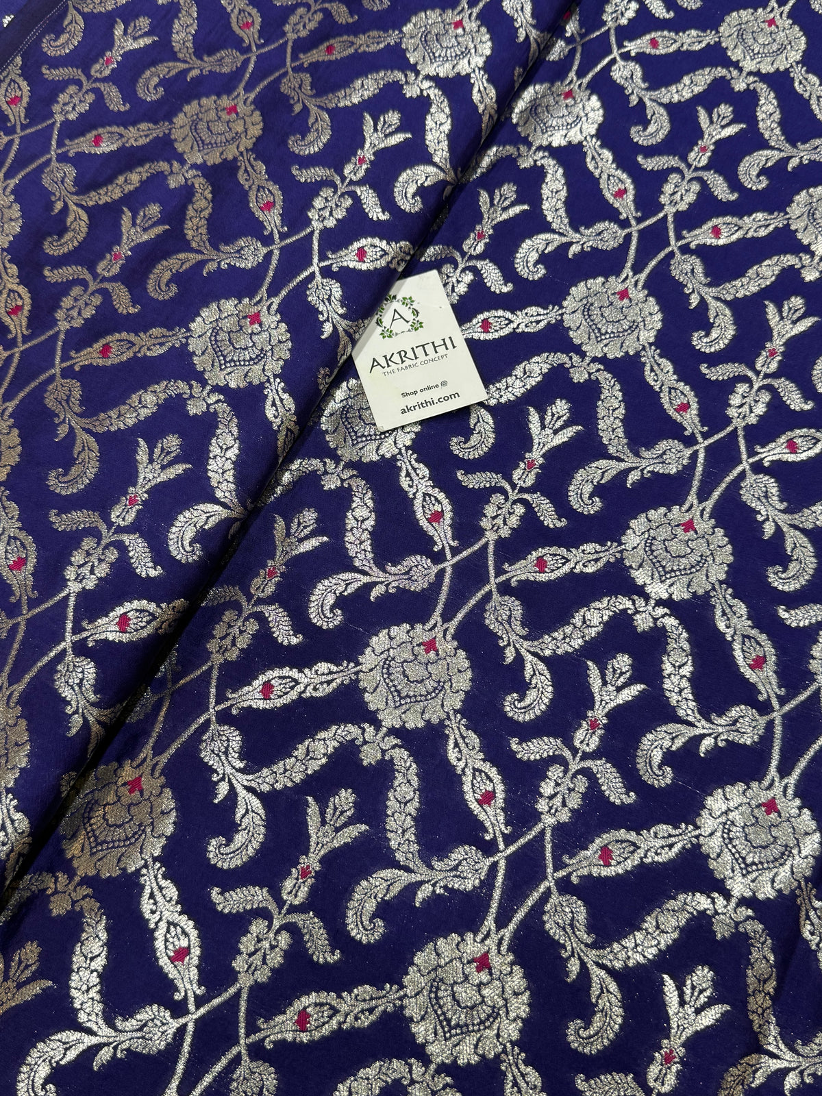 Banarasi meenakari pure chiniya silk fabric