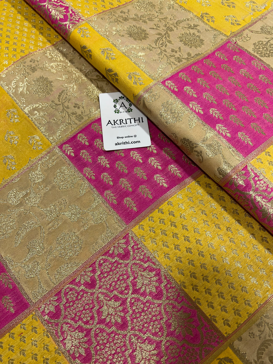 Pure Banarasi brocade fabric