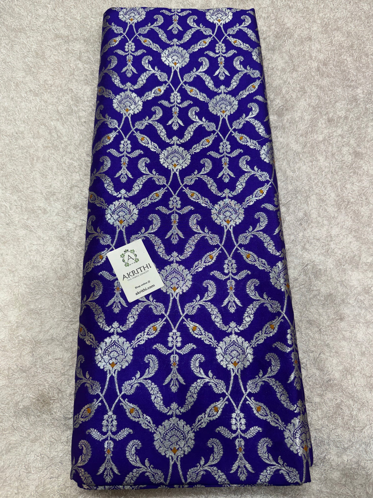 Banarasi meenakari pure chiniya silk fabric