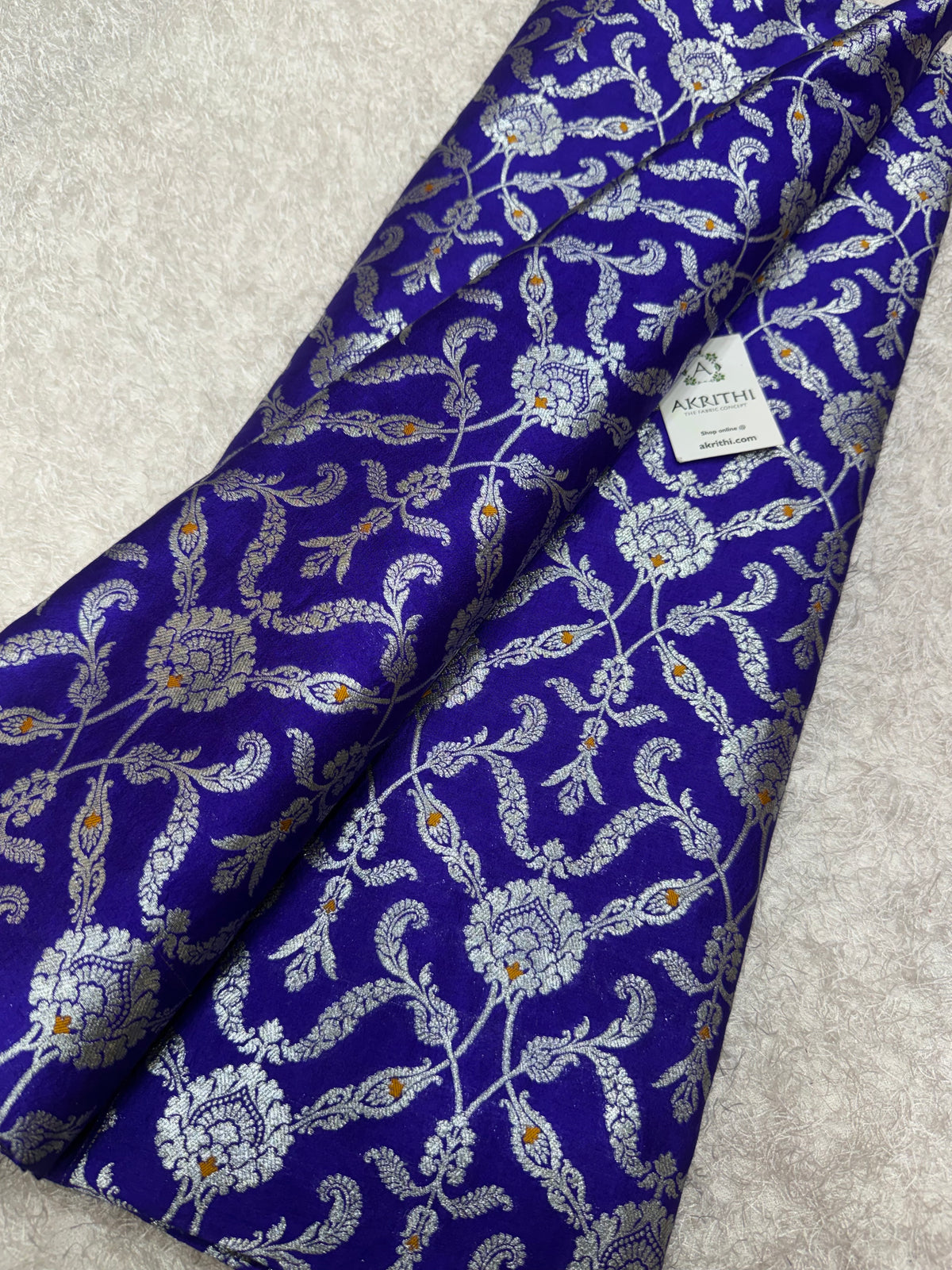 Banarasi meenakari pure chiniya silk fabric