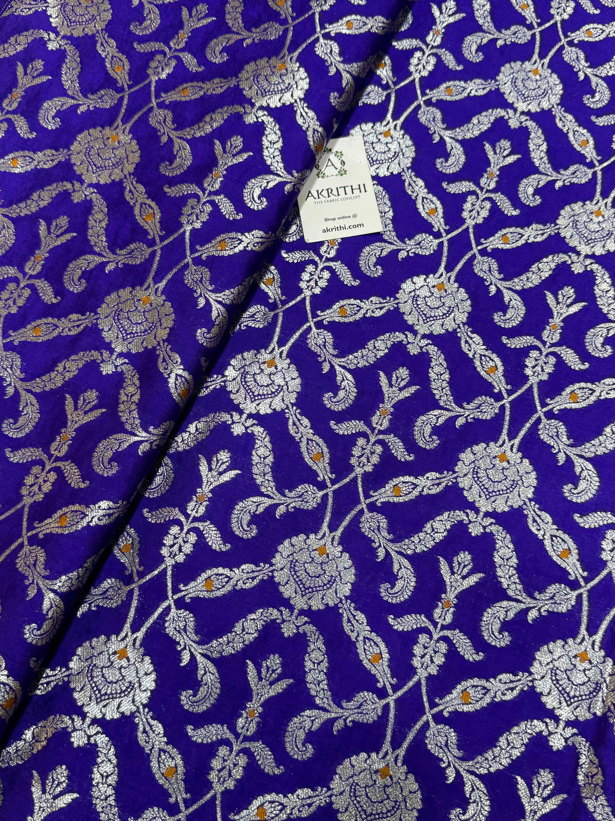 Banarasi meenakari pure chiniya silk fabric