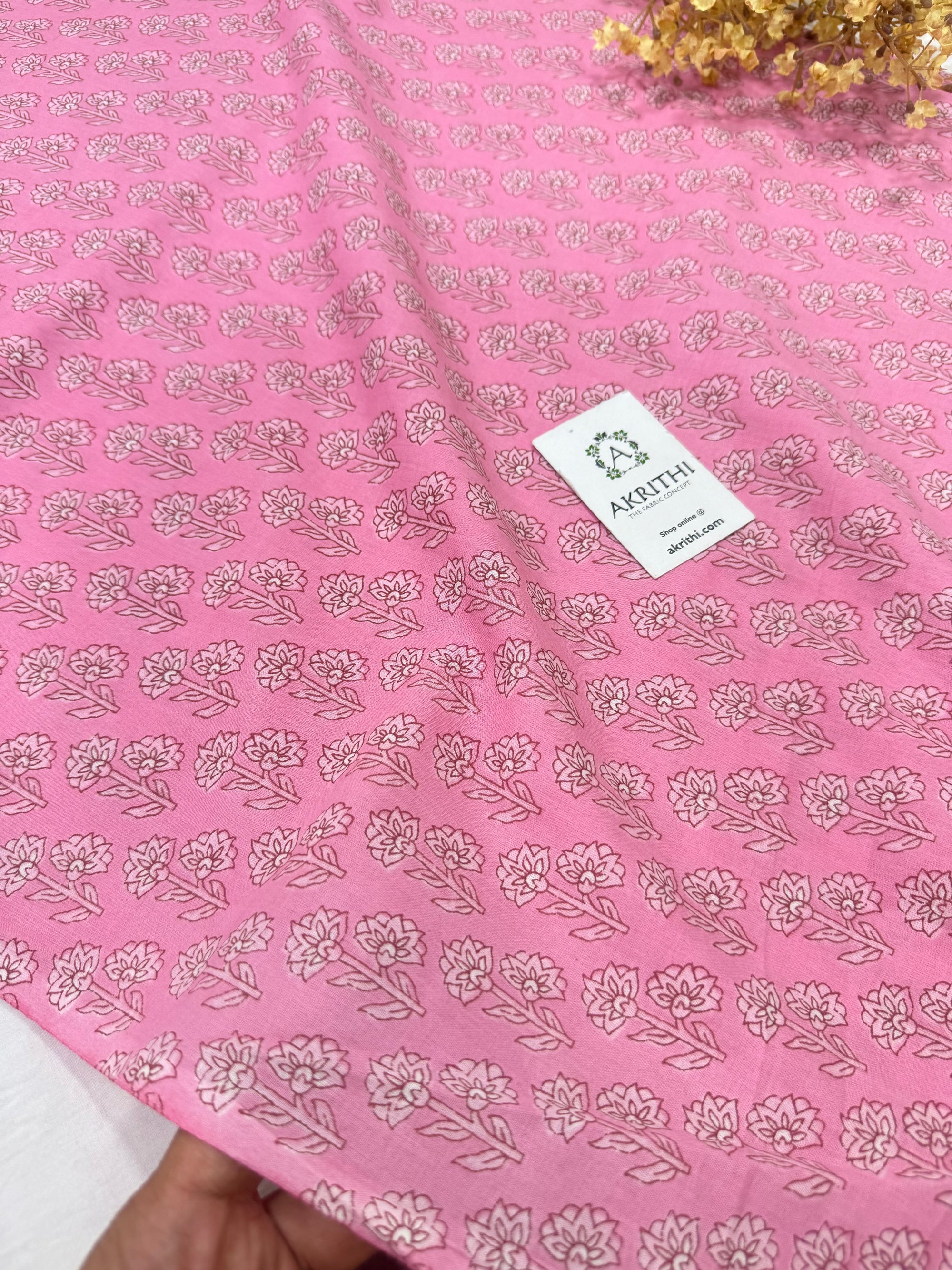 Printed pure cotton fabric