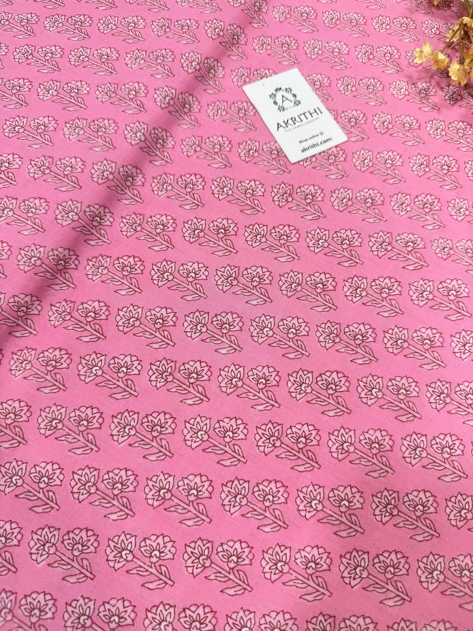 Printed pure cotton fabric