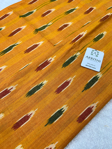 Handloom Ikat pure cotton fabric 55 cms cut