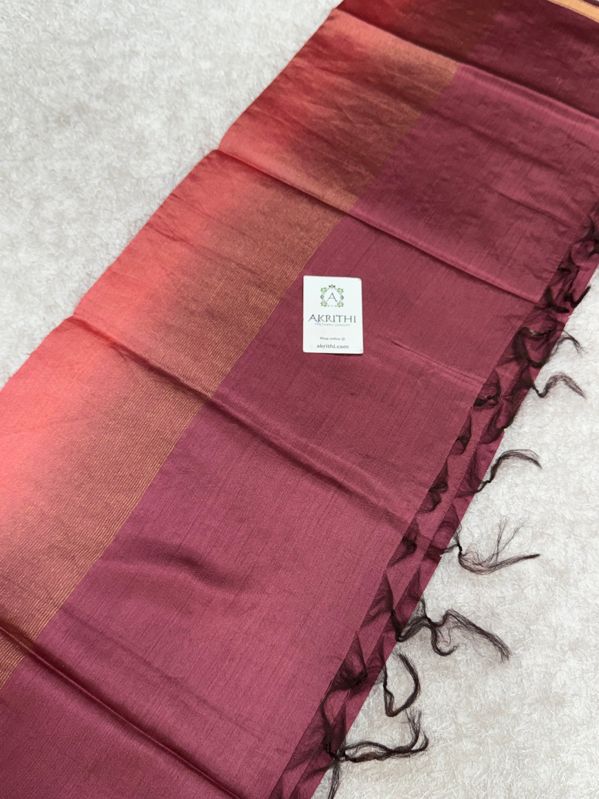 Pure Chiniya silk dupatta with Kasab zari