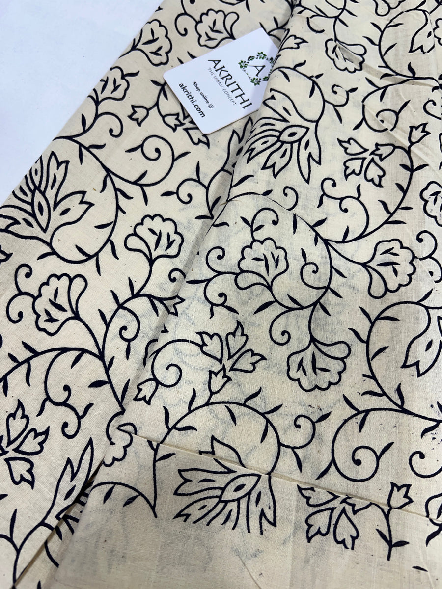 Printed pure cotton fabric