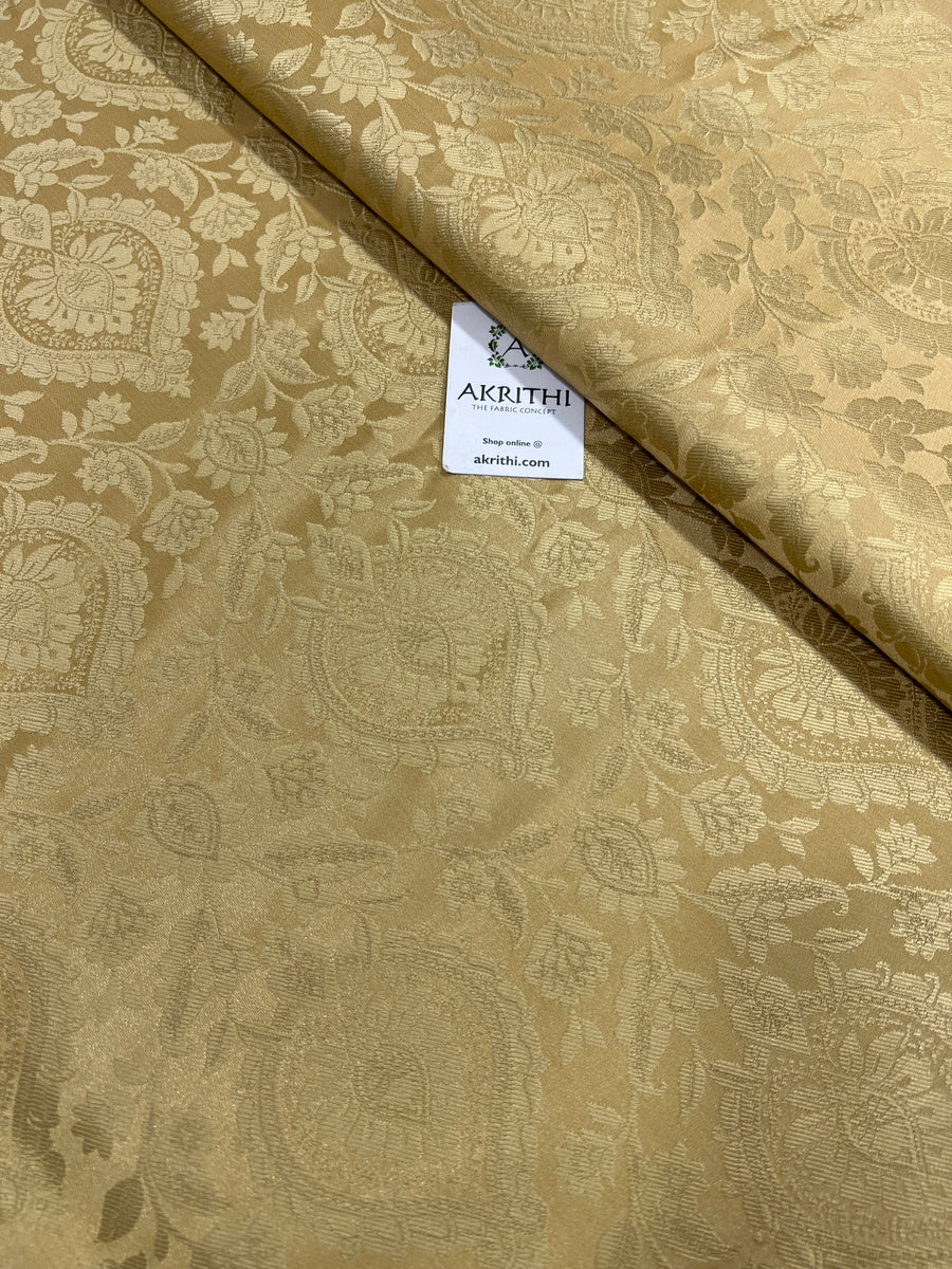 Pure Banarasi brocade fabric