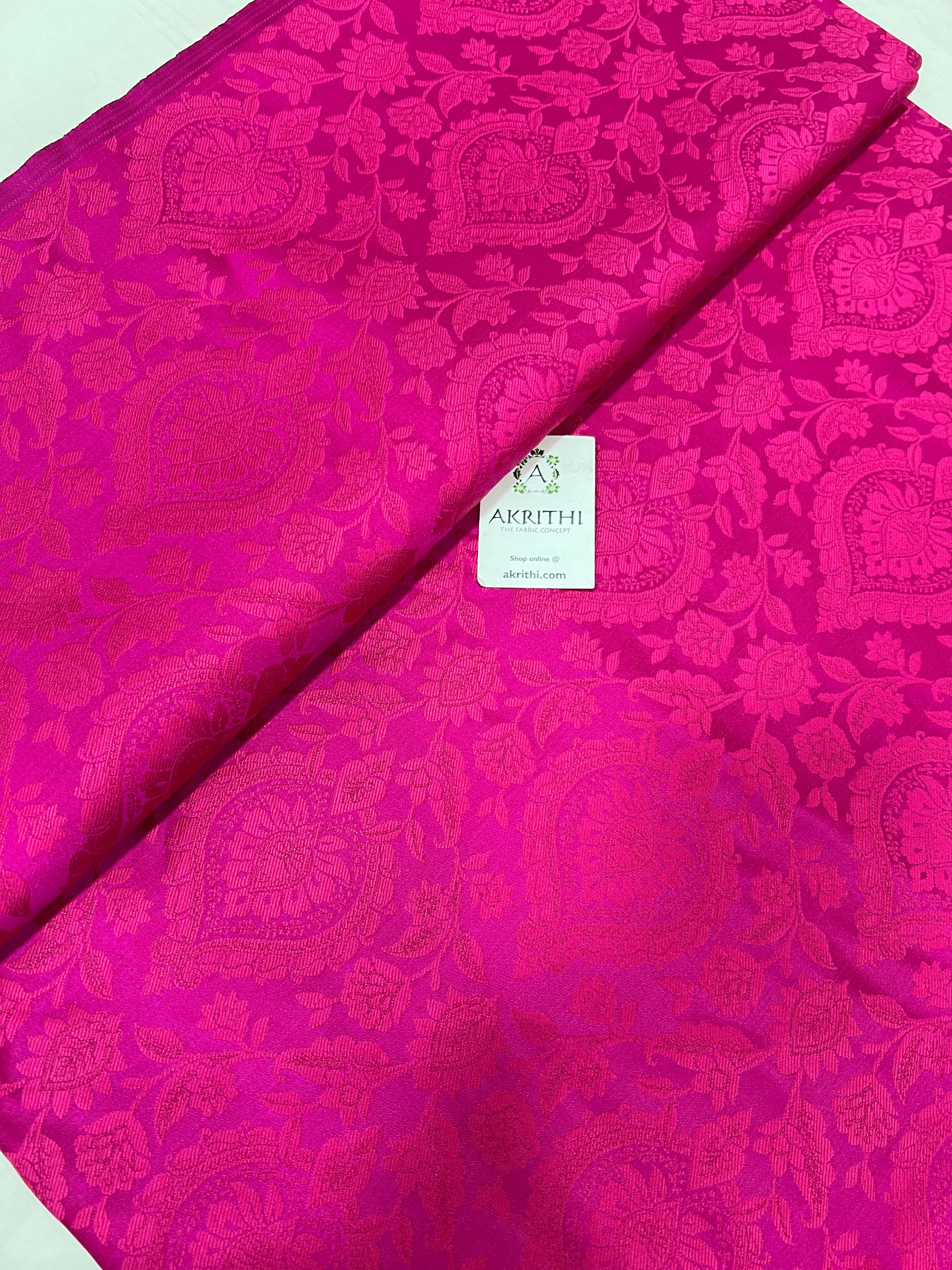 Pure Banarasi brocade fabric