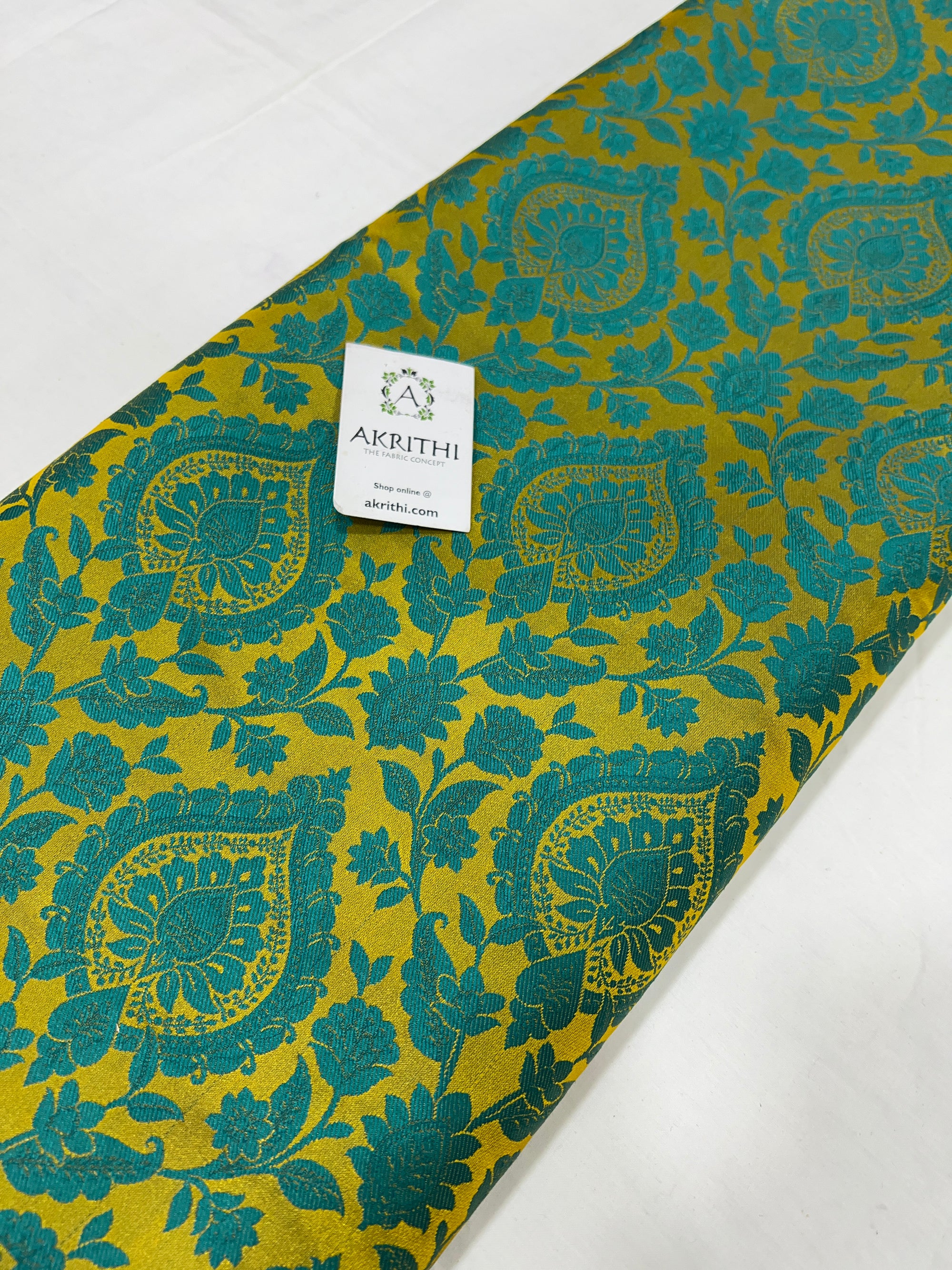 Pure Banarasi brocade fabric