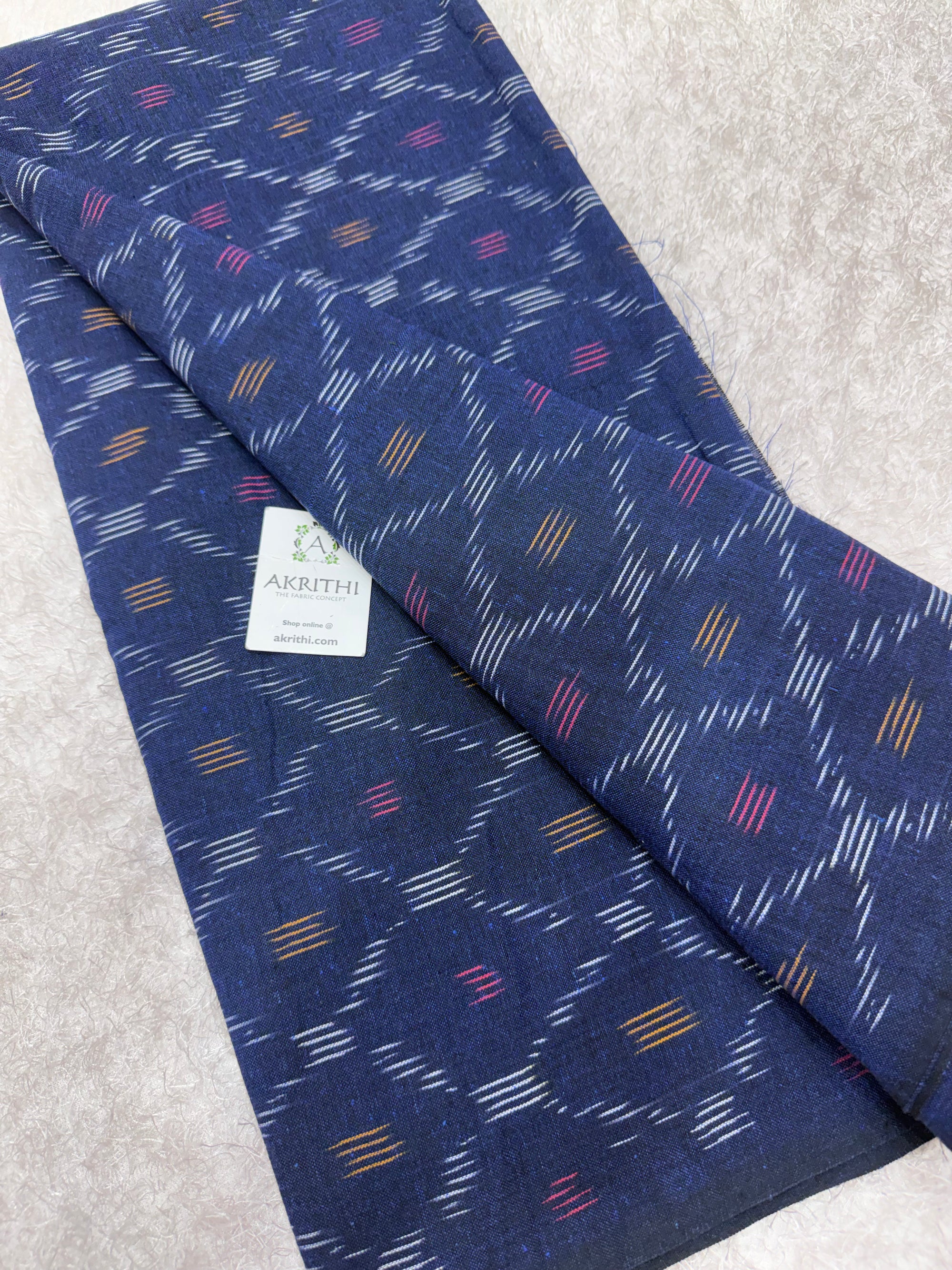 Pochampally Ikat pure cotton fabric