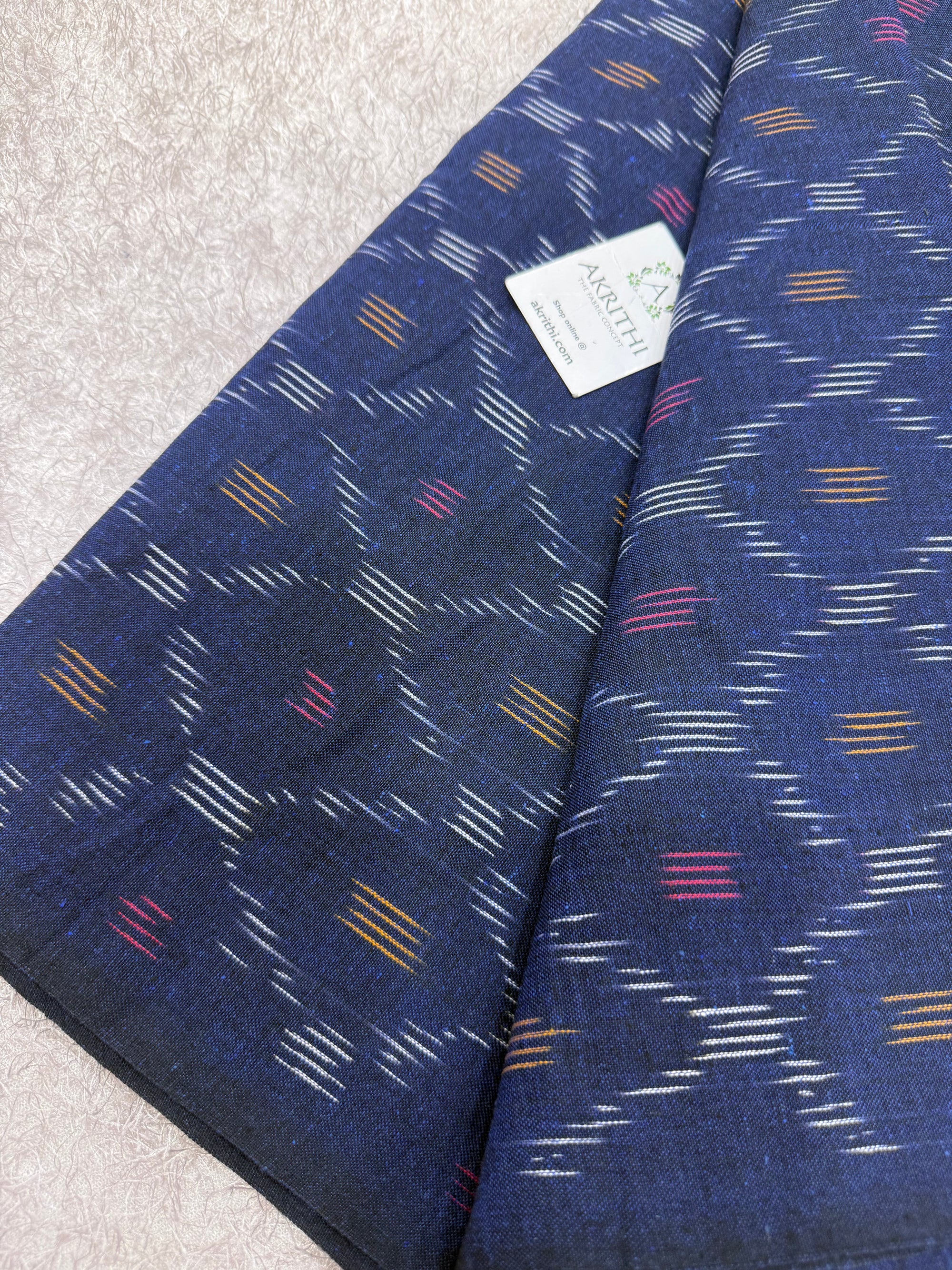 Pochampally Ikat pure cotton fabric