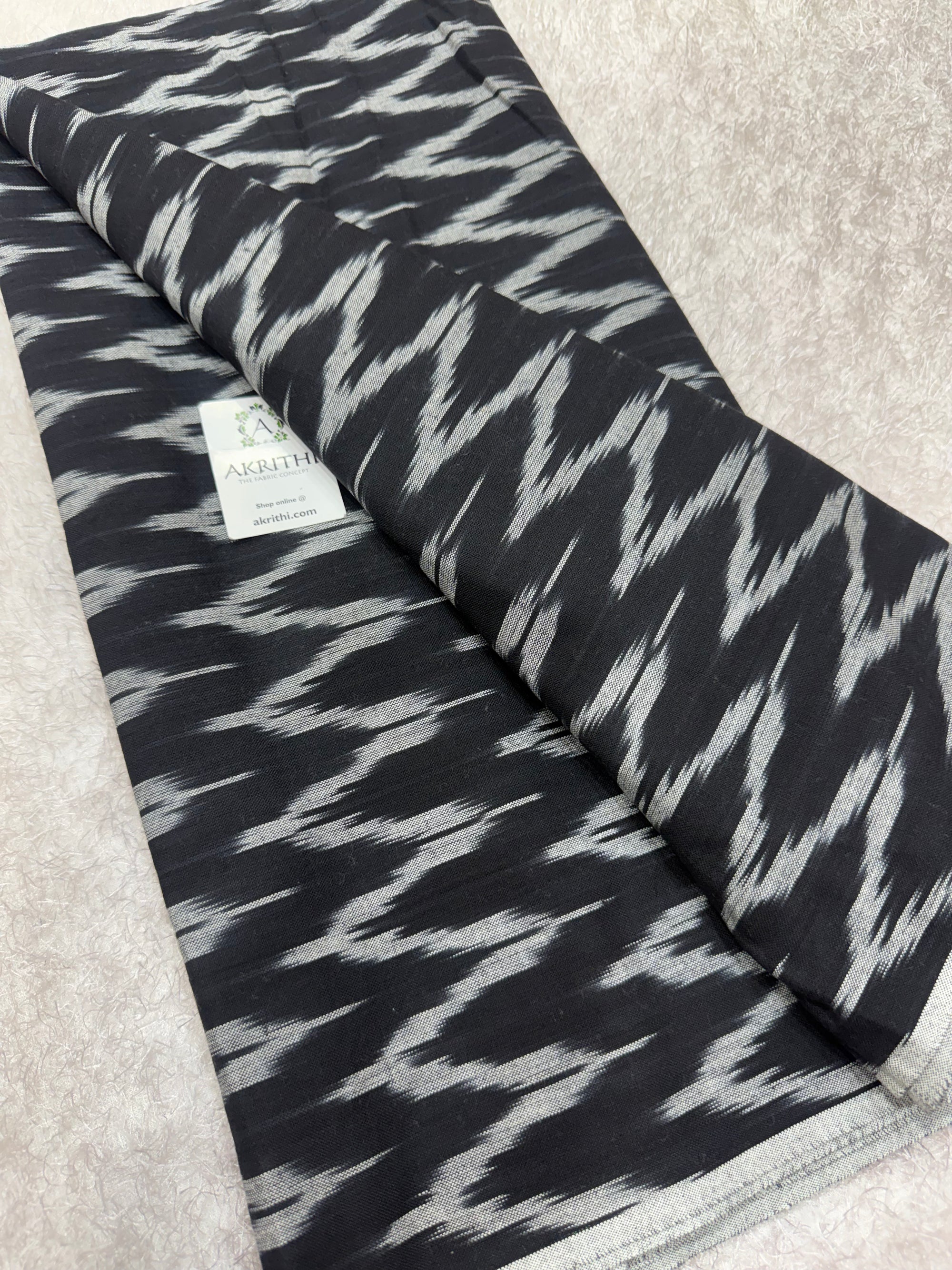 Pochampally Ikat pure cotton fabric