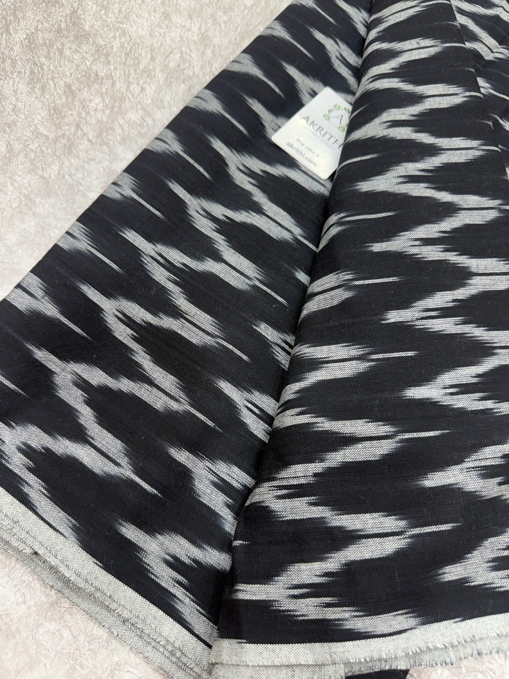 Pochampally Ikat pure cotton fabric