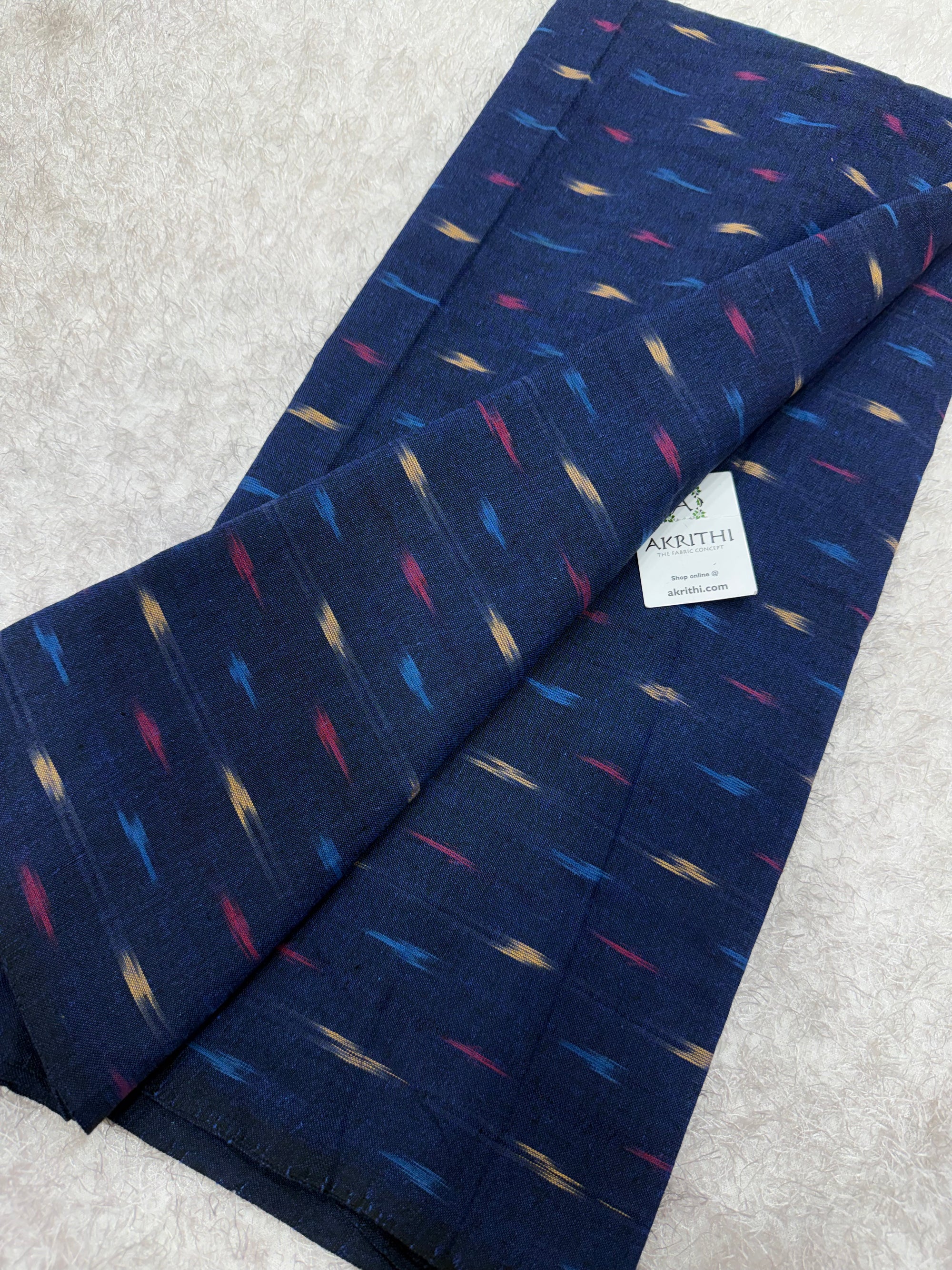 Pochampally Ikat pure cotton fabric