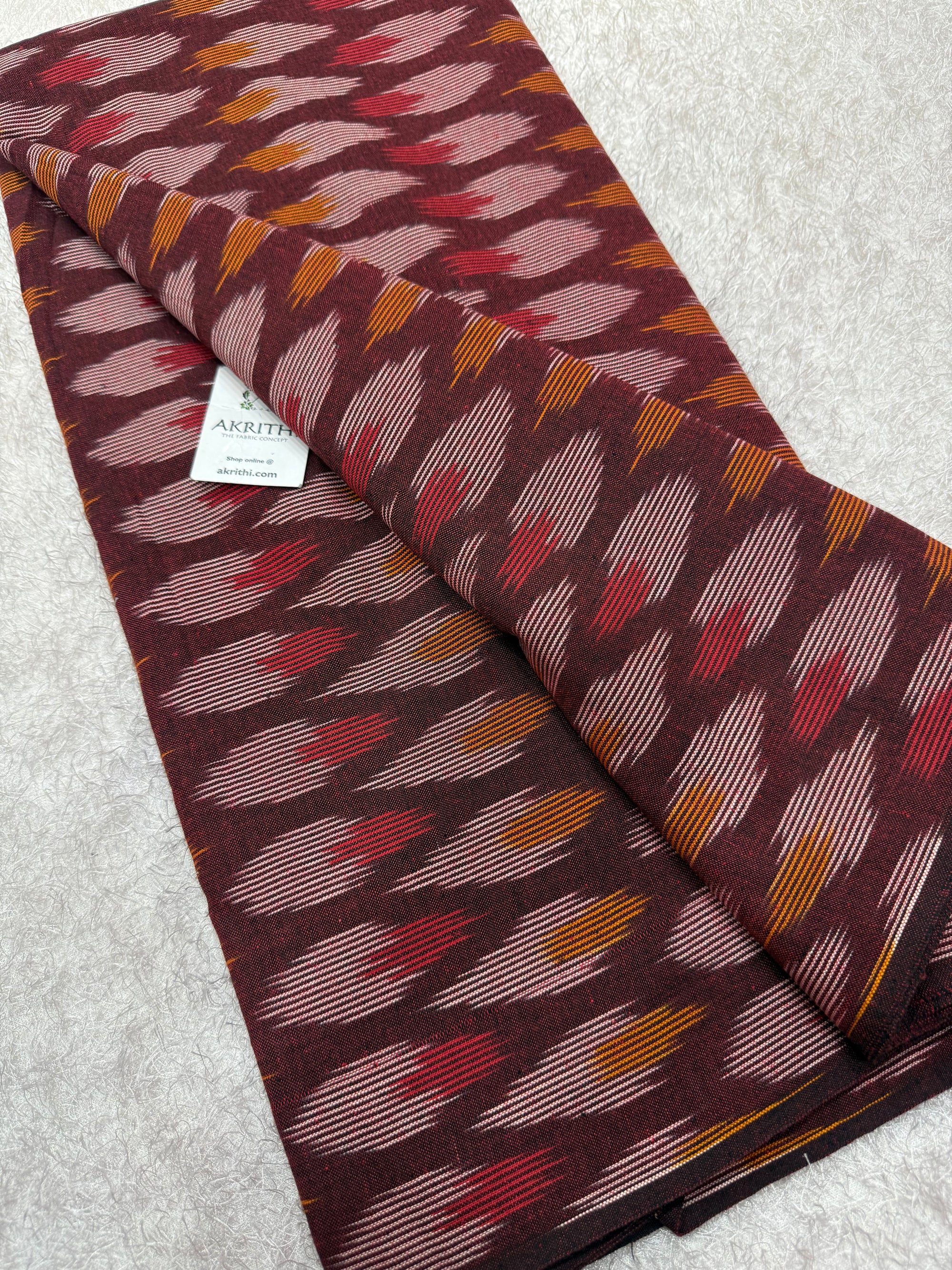 Pochampally Ikat pure cotton fabric