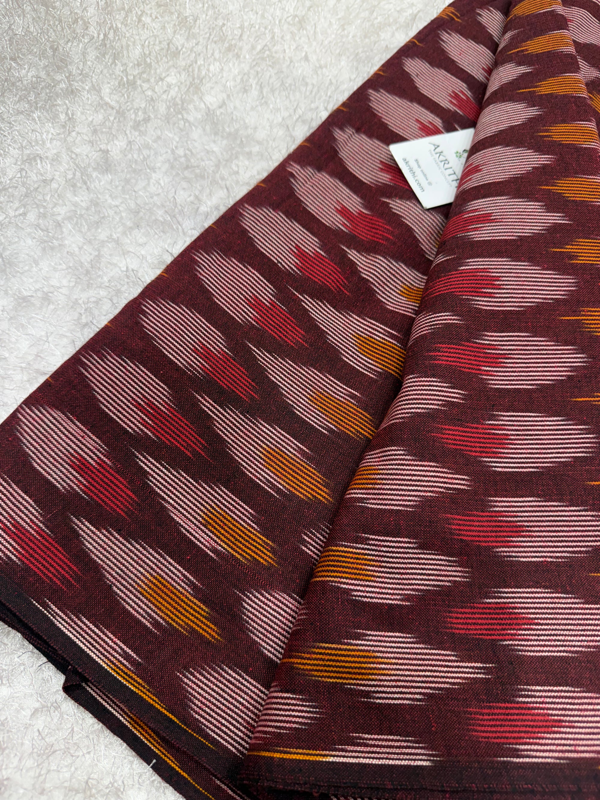 Pochampally Ikat pure cotton fabric