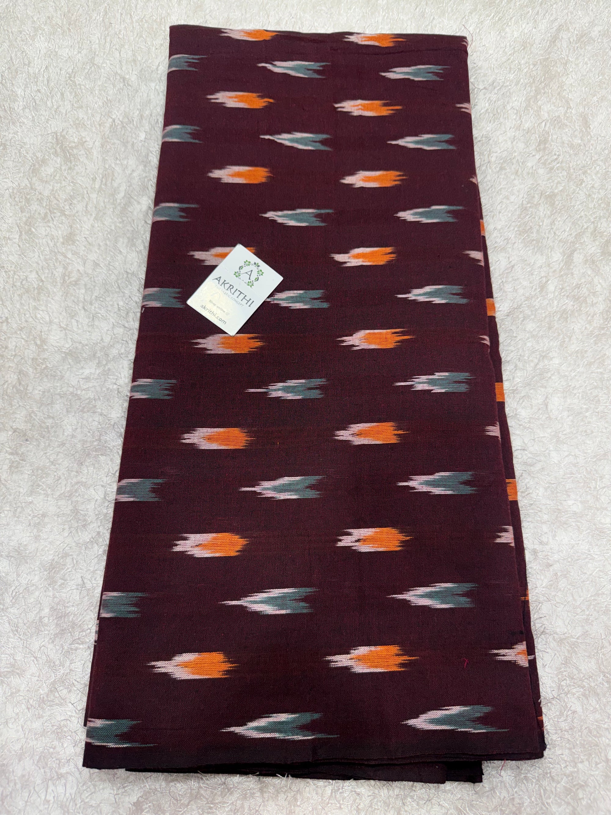 Pochampally Ikat pure cotton fabric