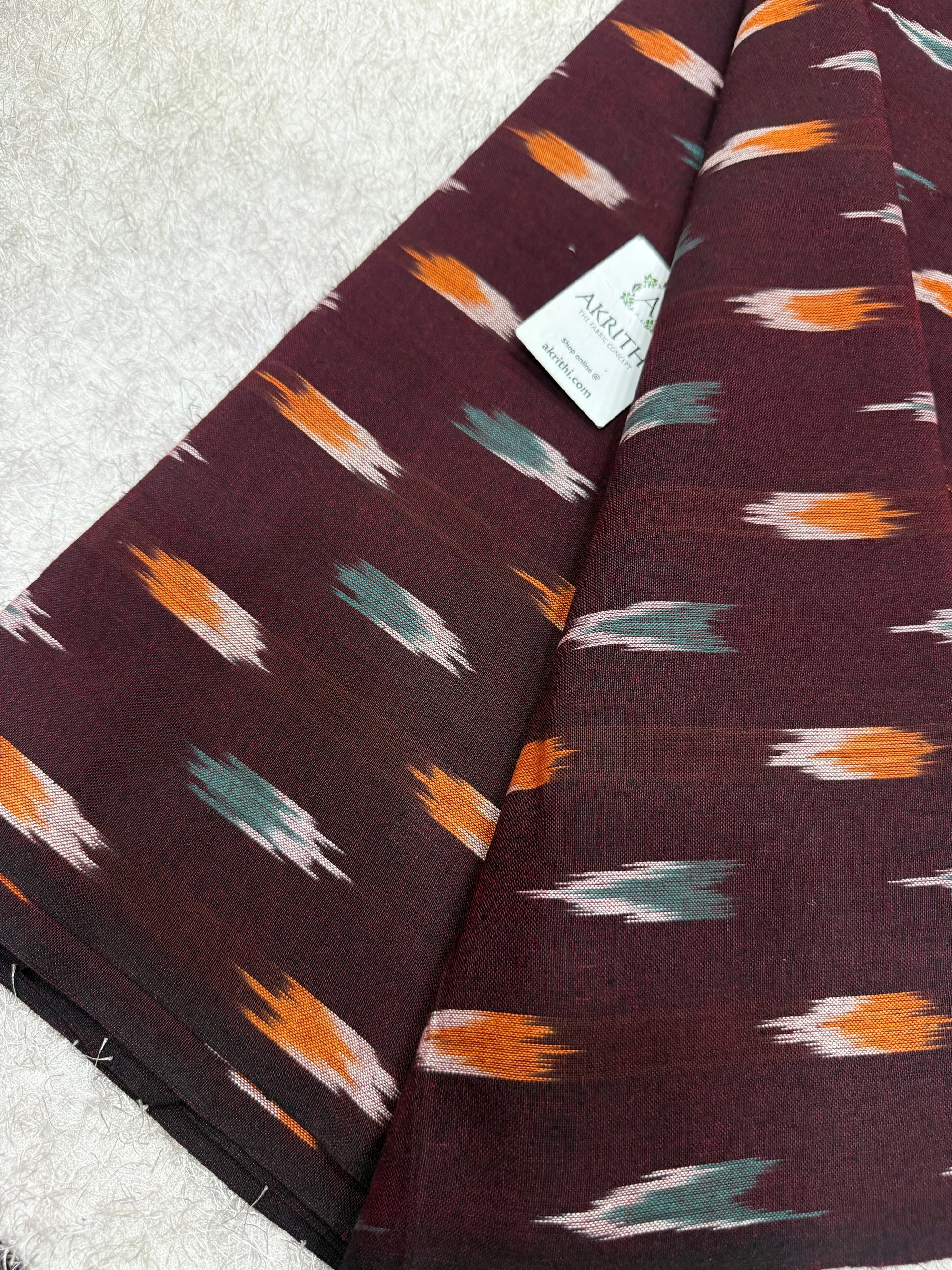 Pochampally Ikat pure cotton fabric