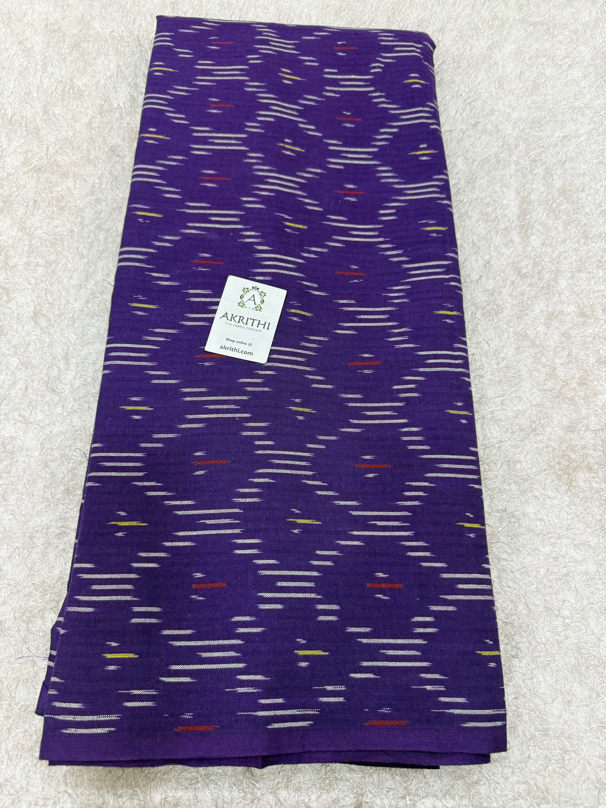 Pochampally Ikat pure cotton fabric
