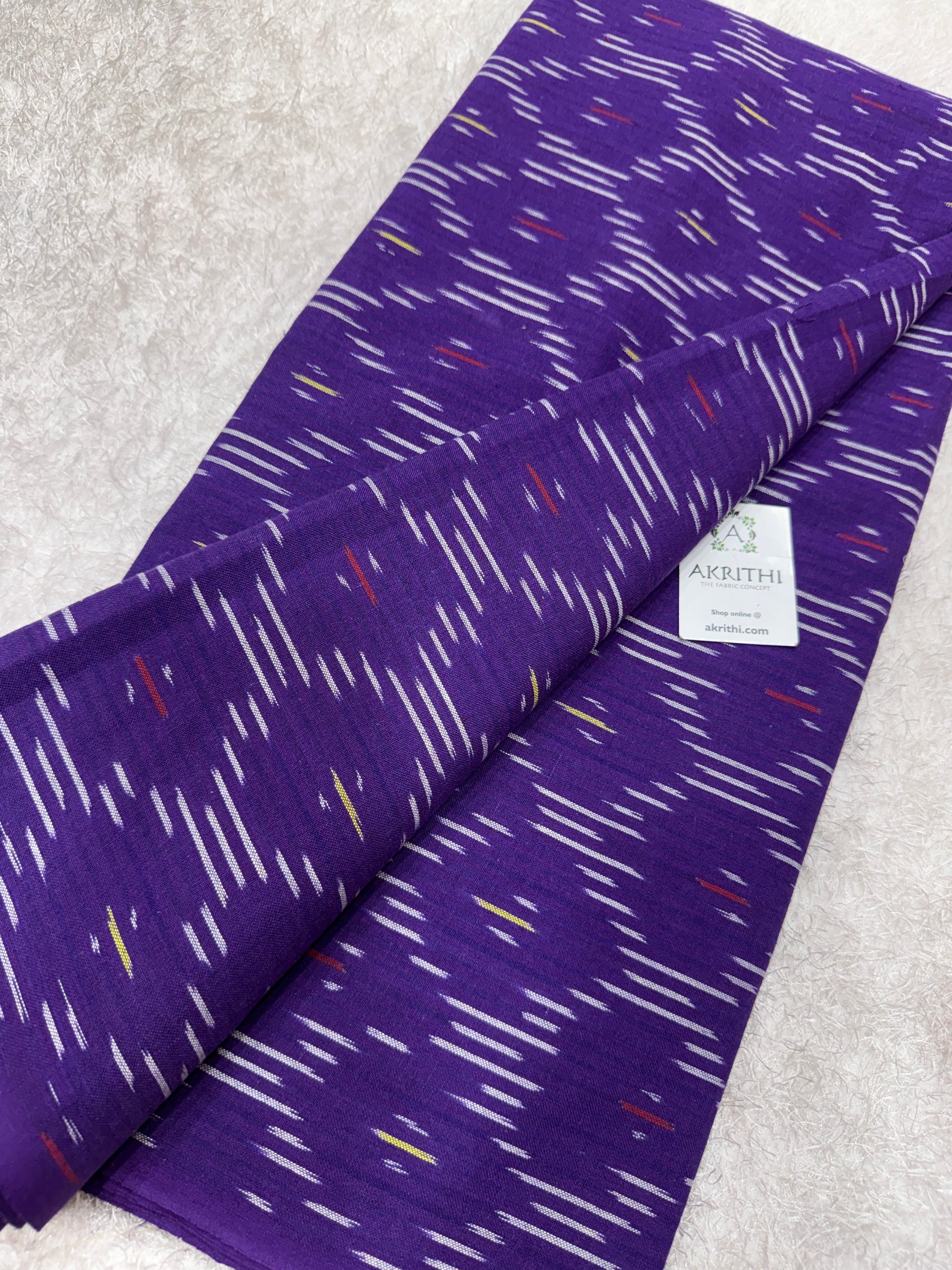 Pochampally Ikat pure cotton fabric