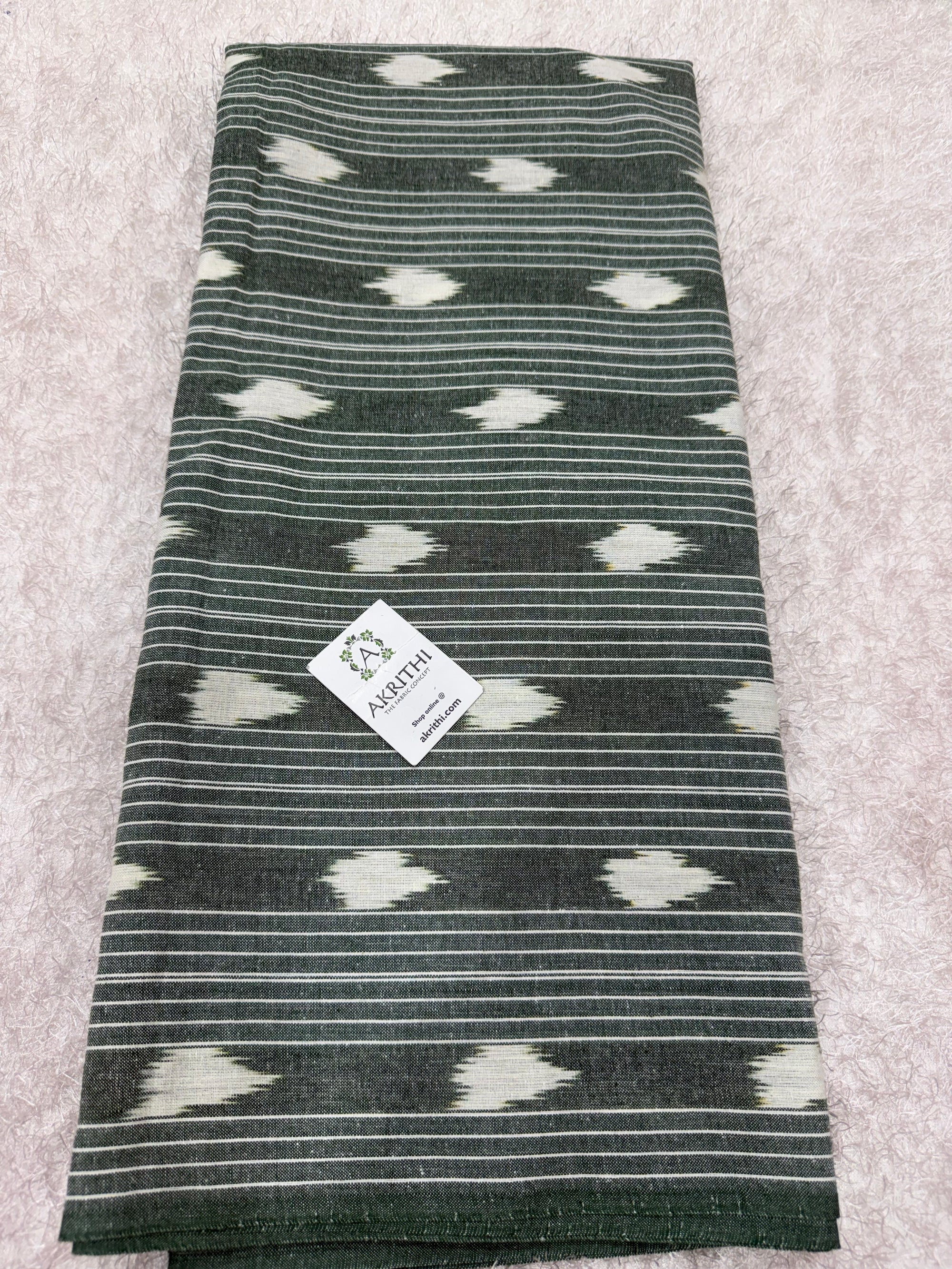 Pochampally Ikat pure cotton fabric