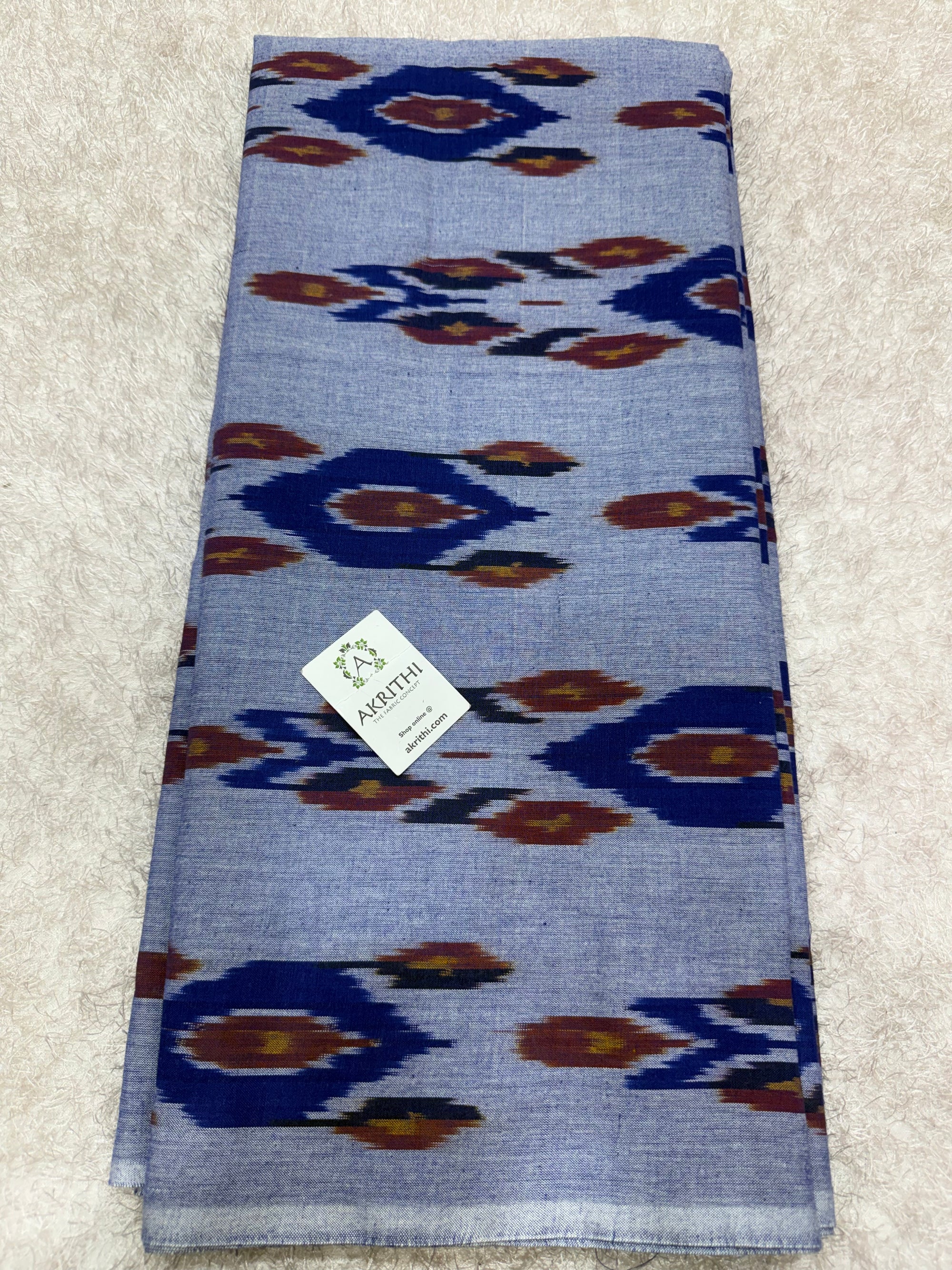 Pochampally Ikat pure cotton fabric