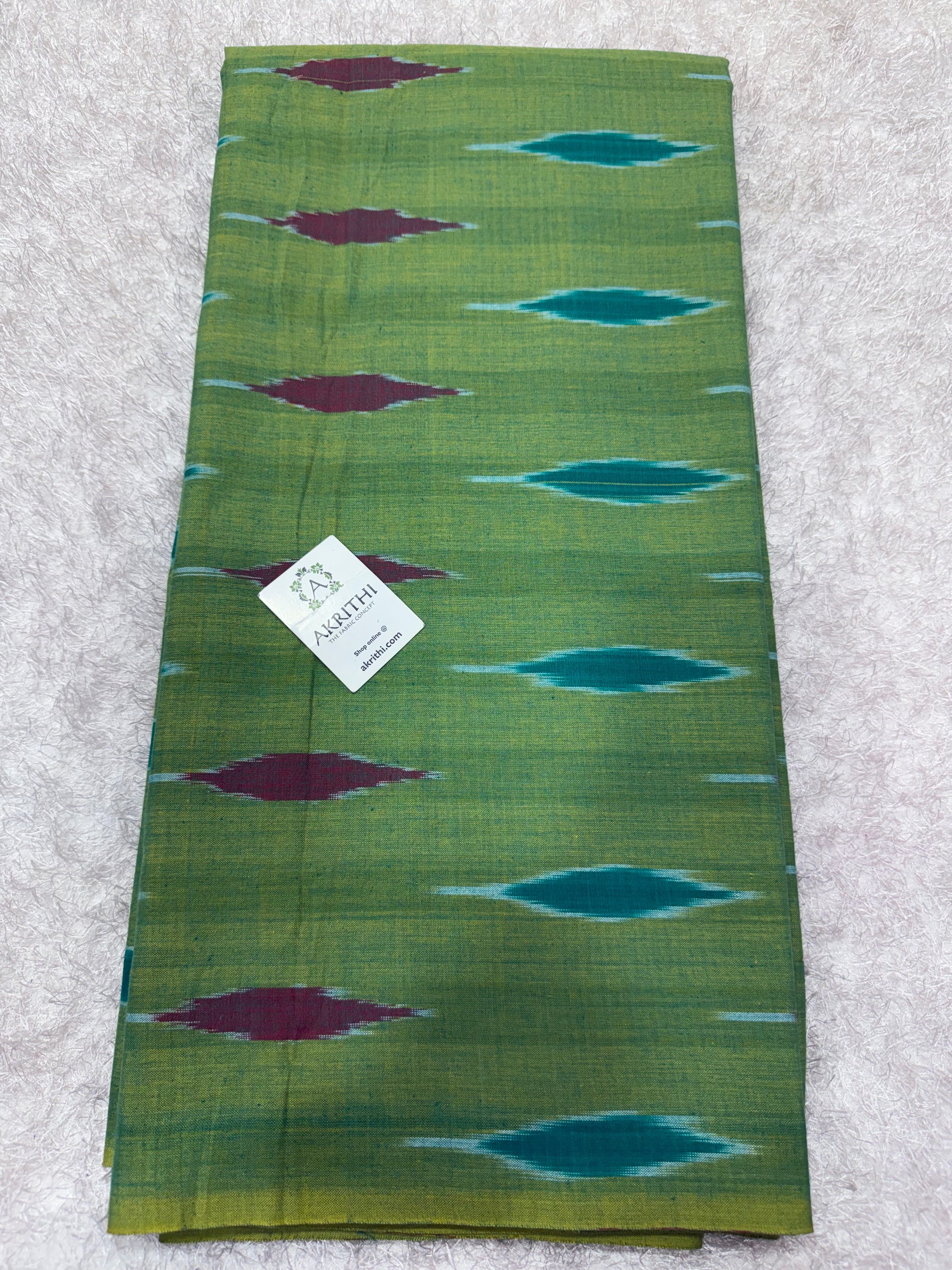 Pochampally Ikat pure cotton fabric
