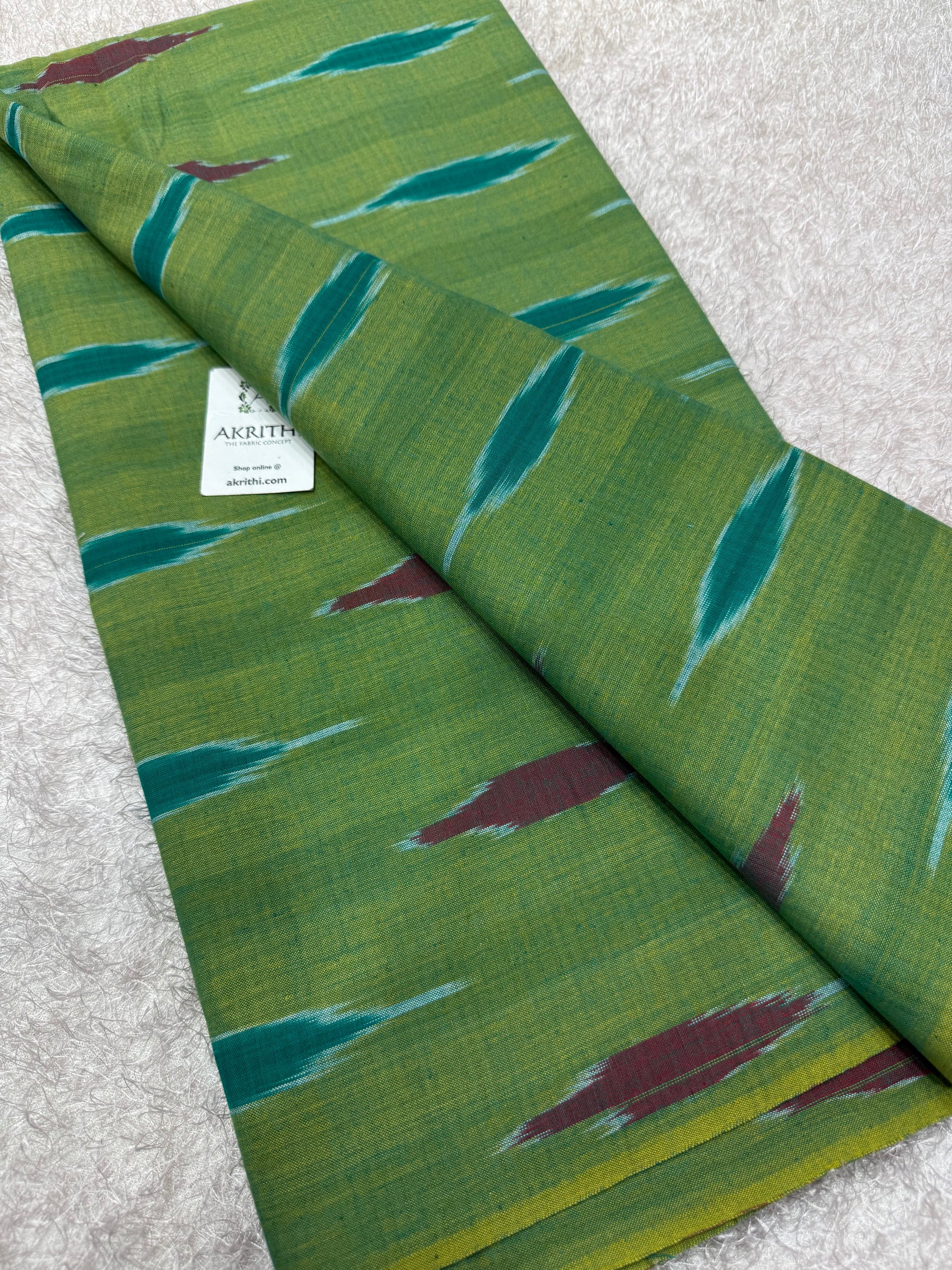 Pochampally Ikat pure cotton fabric