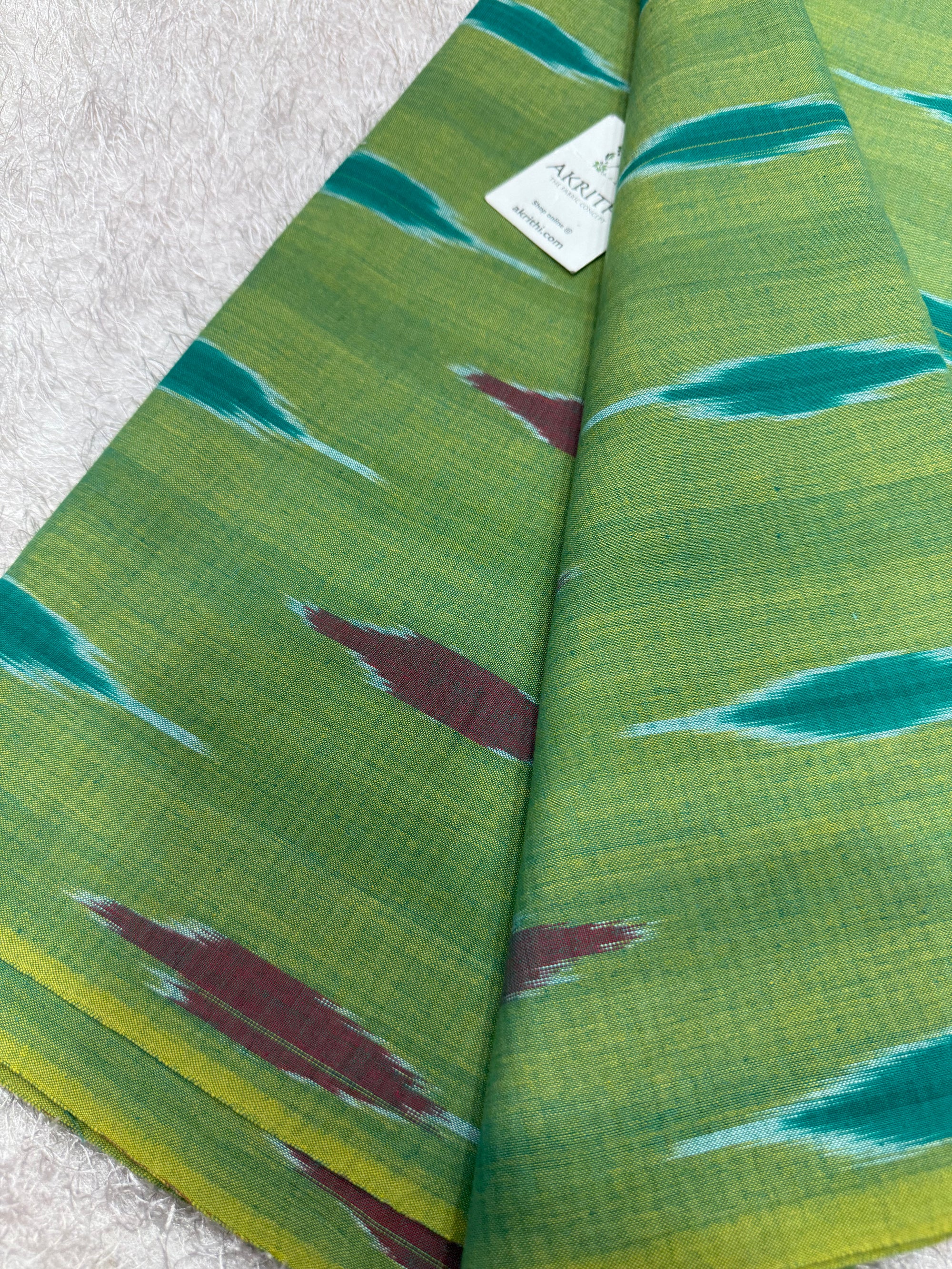 Pochampally Ikat pure cotton fabric
