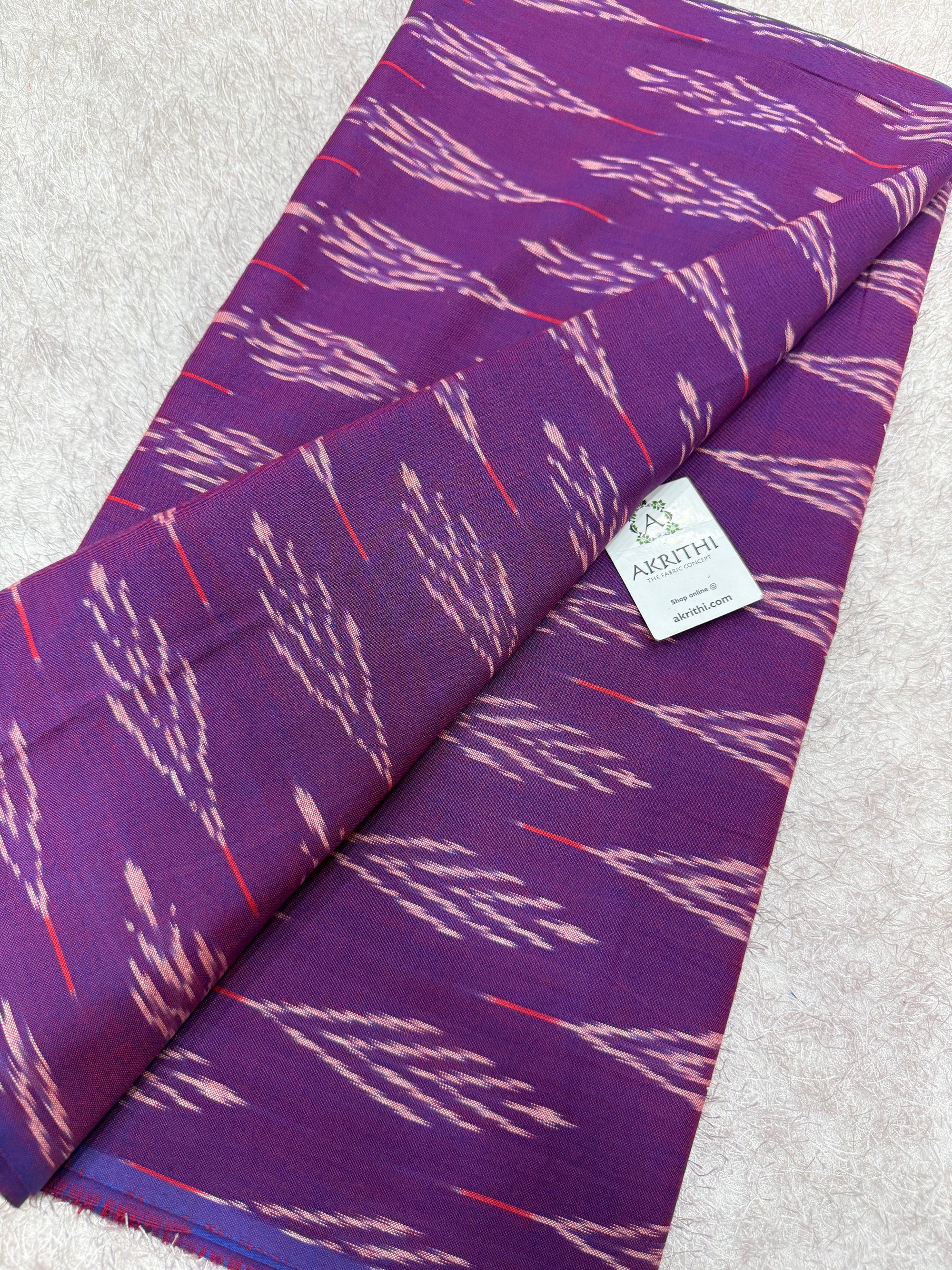 Pochampally Ikat pure cotton fabric