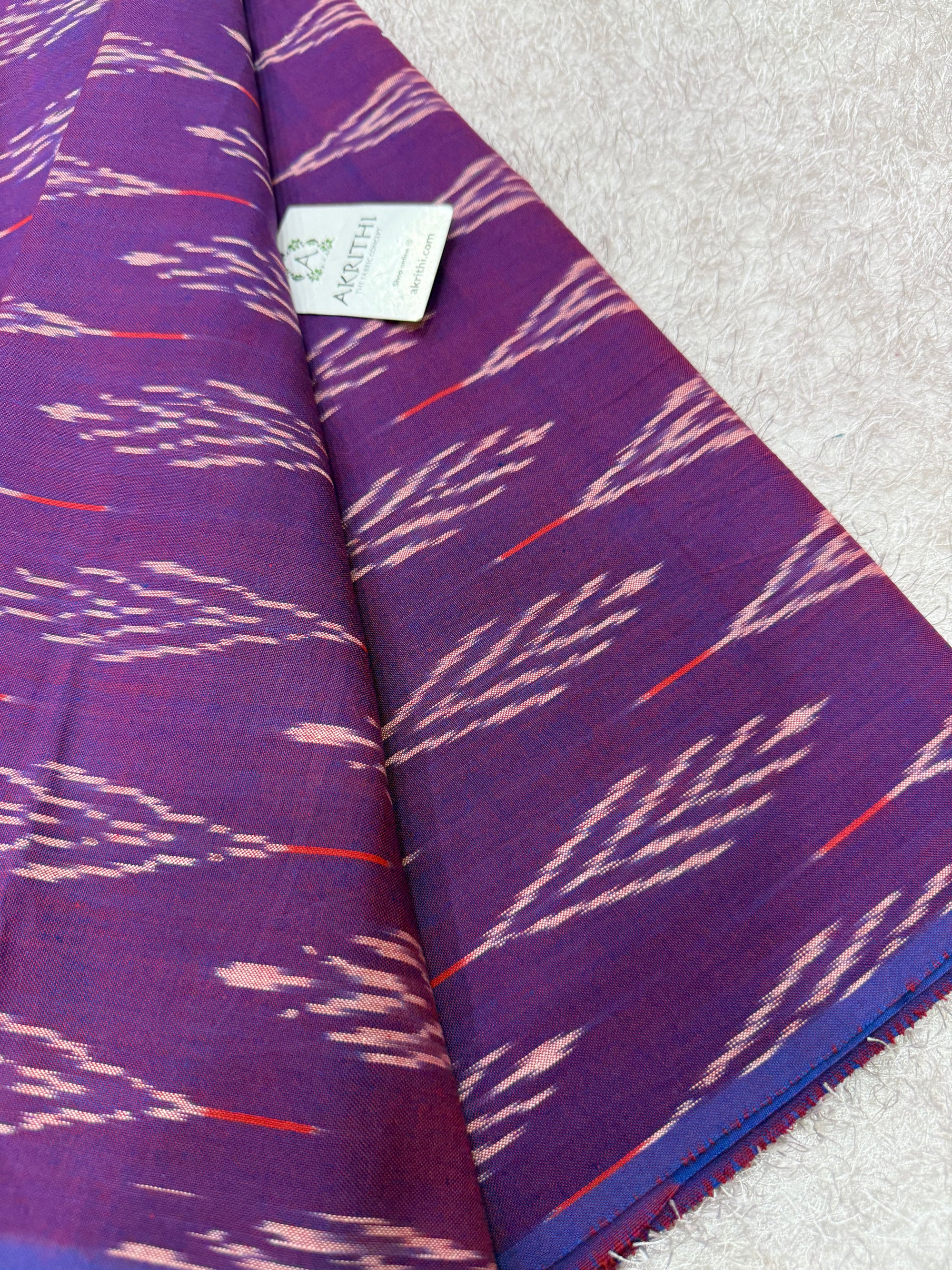 Pochampally Ikat pure cotton fabric