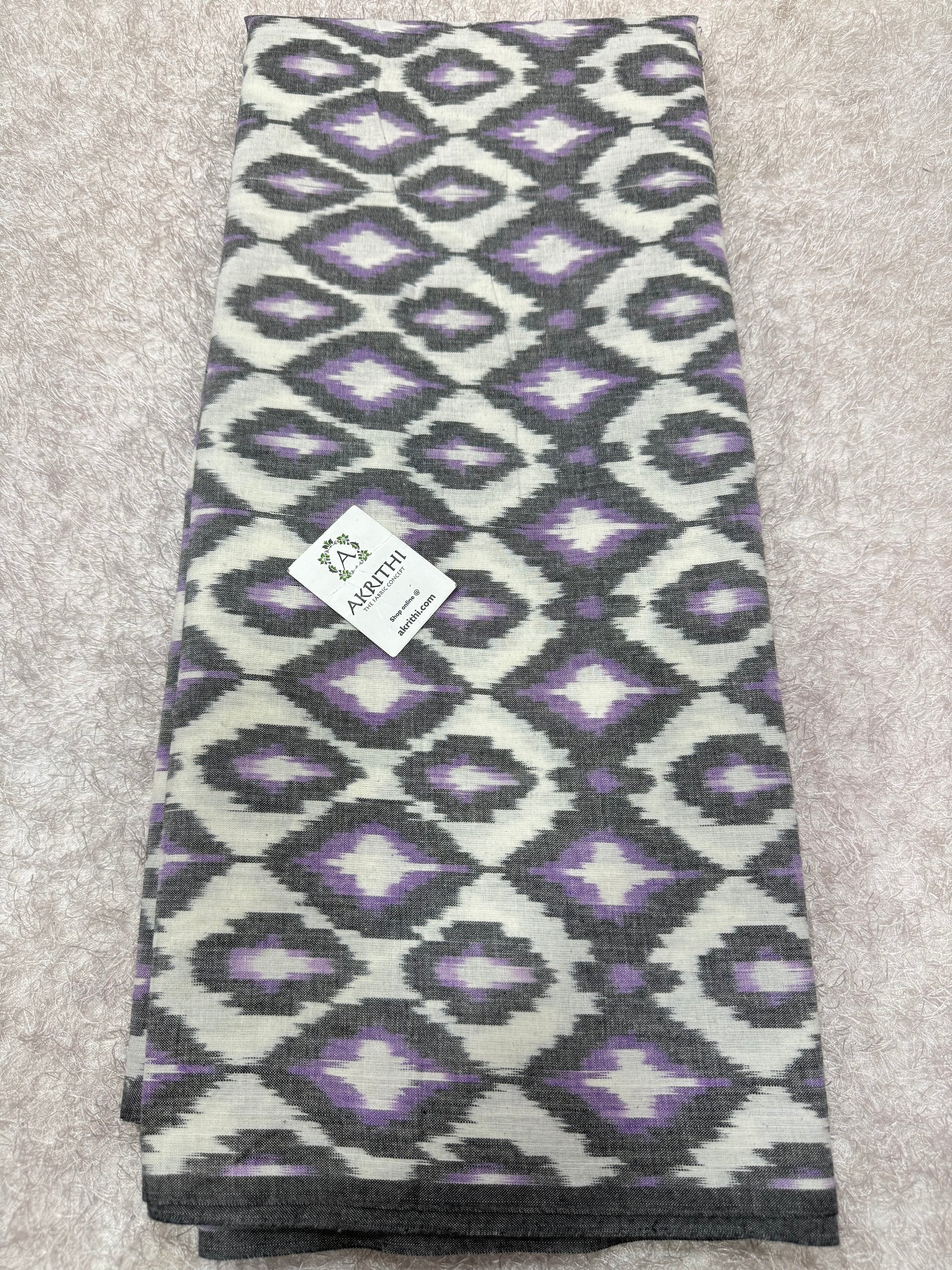 Pochampally Ikat pure cotton fabric