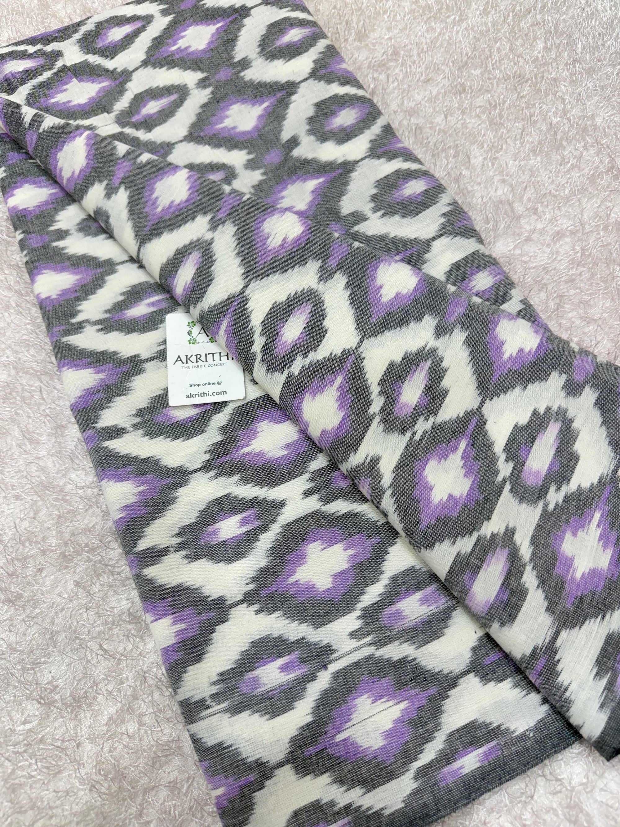 Pochampally Ikat pure cotton fabric