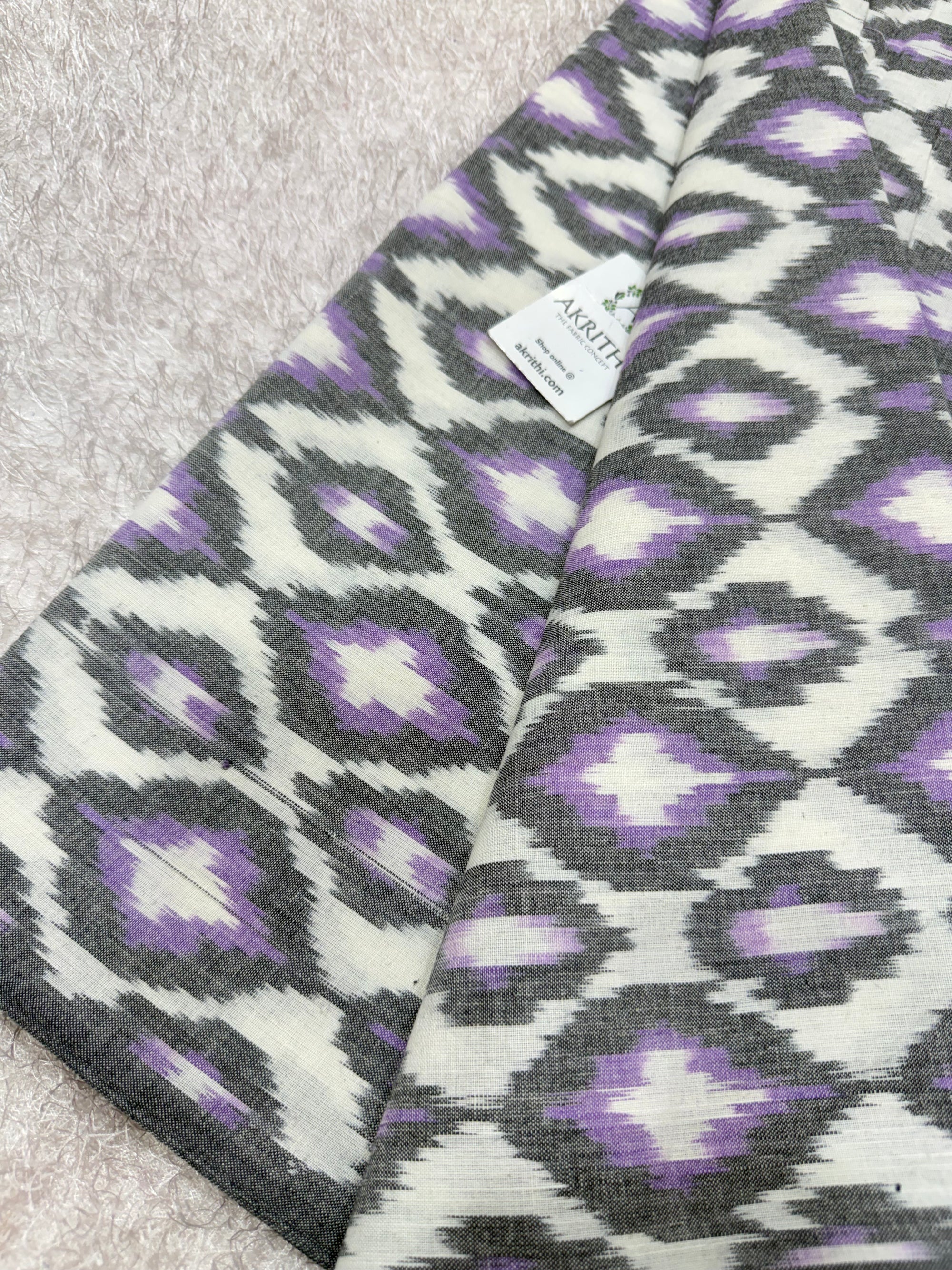 Pochampally Ikat pure cotton fabric