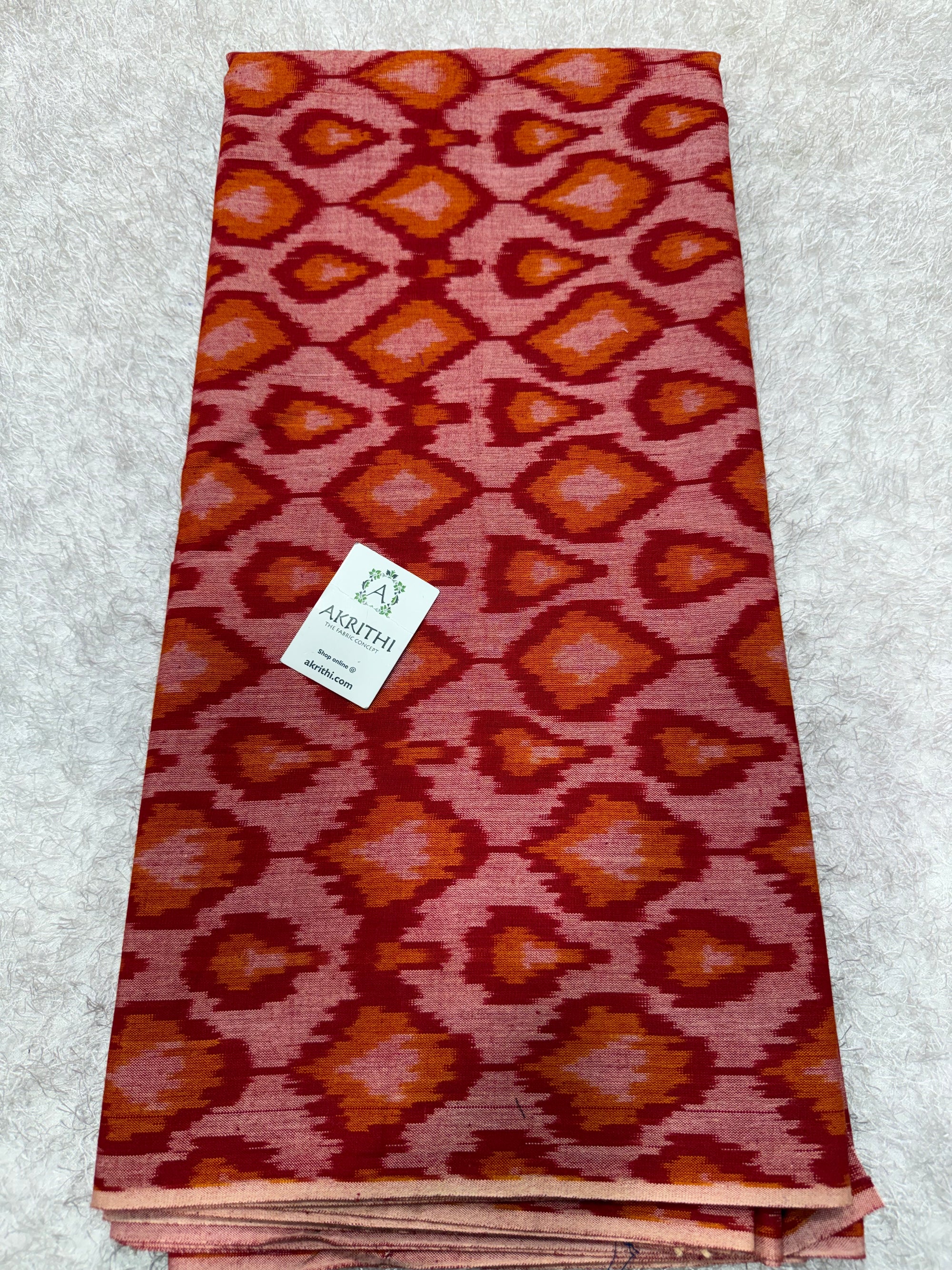 Pochampally Ikat pure cotton fabric