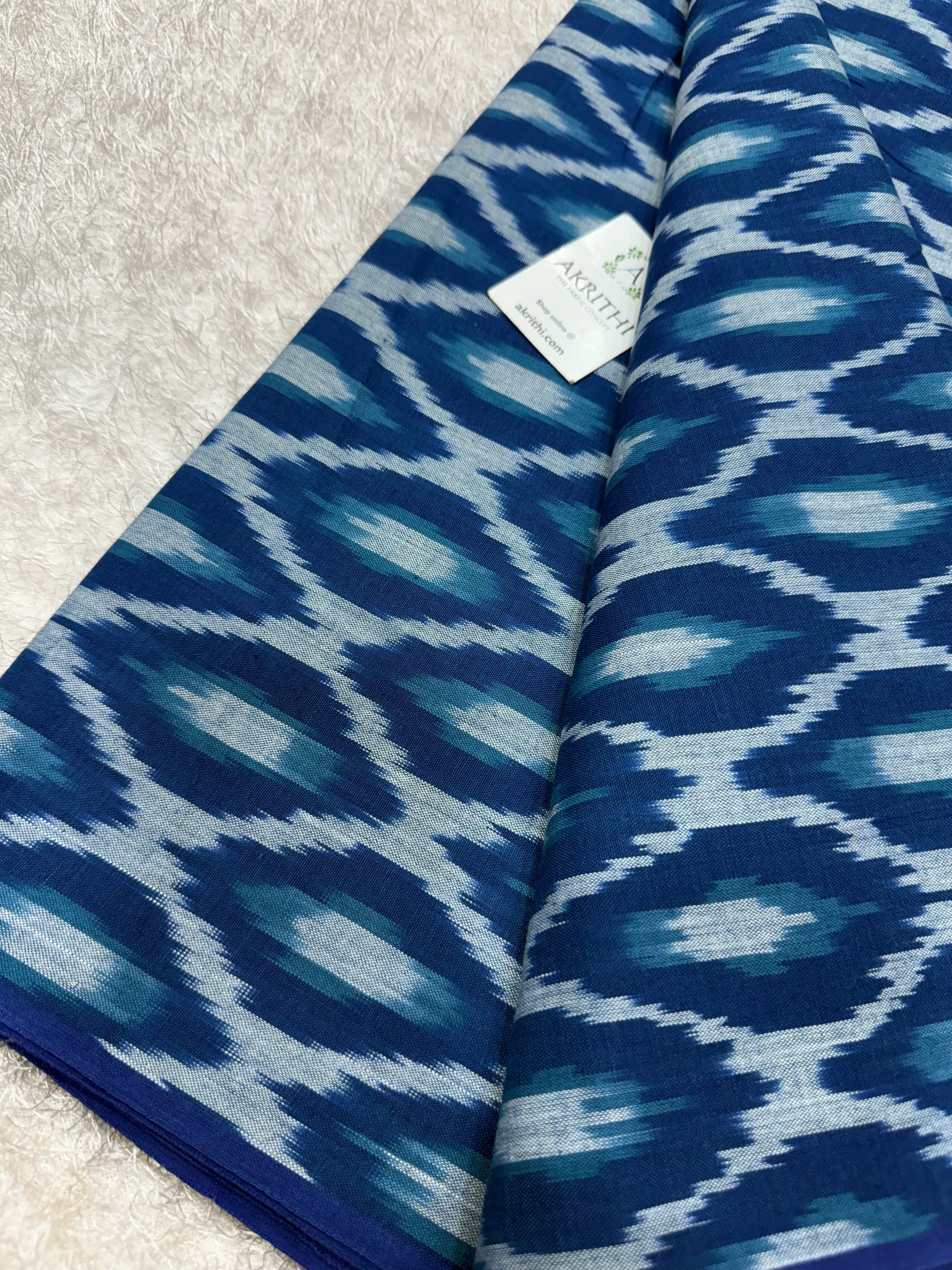Pochampally Ikat pure cotton fabric