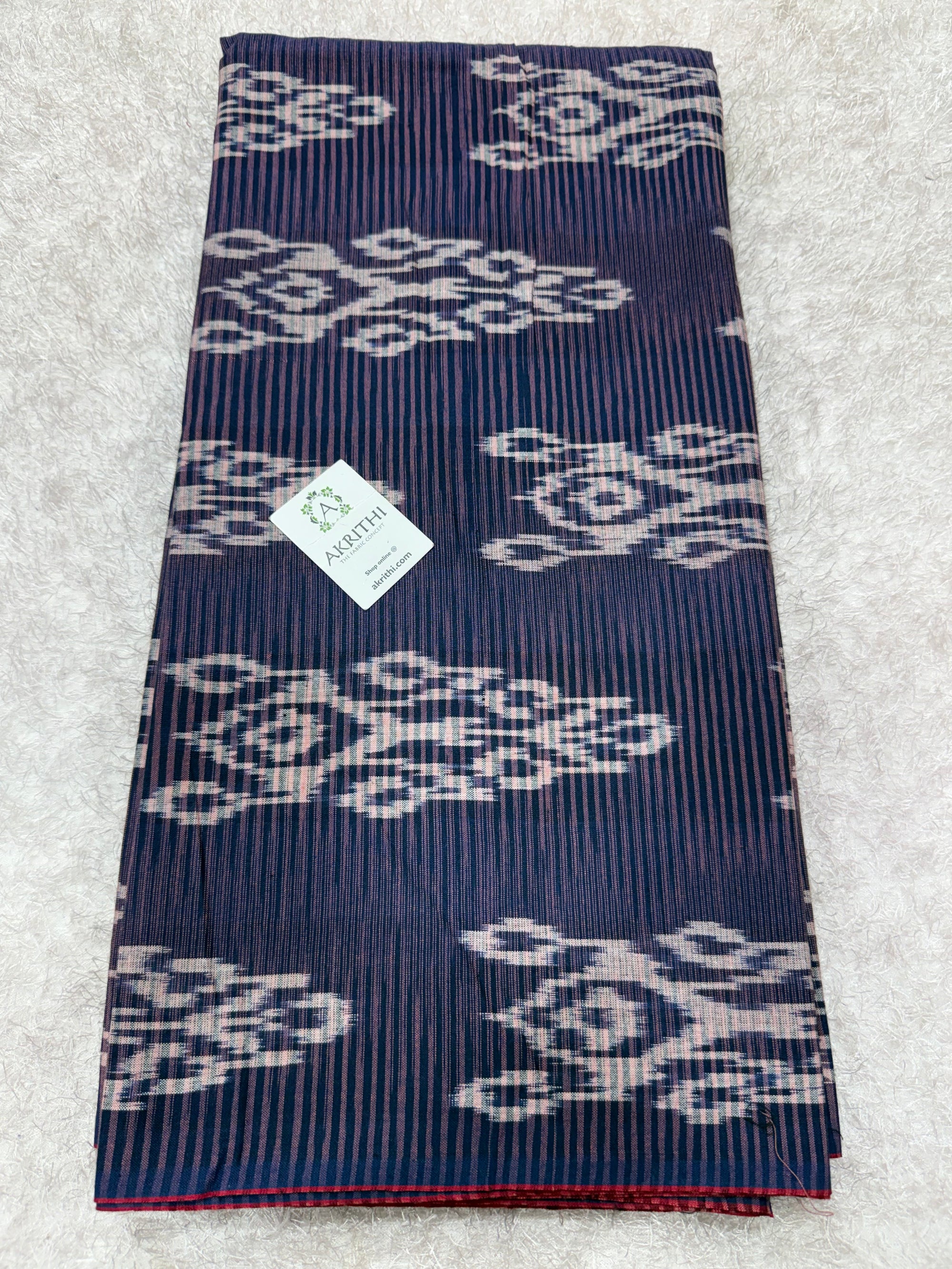 Pochampally Ikat pure cotton fabric
