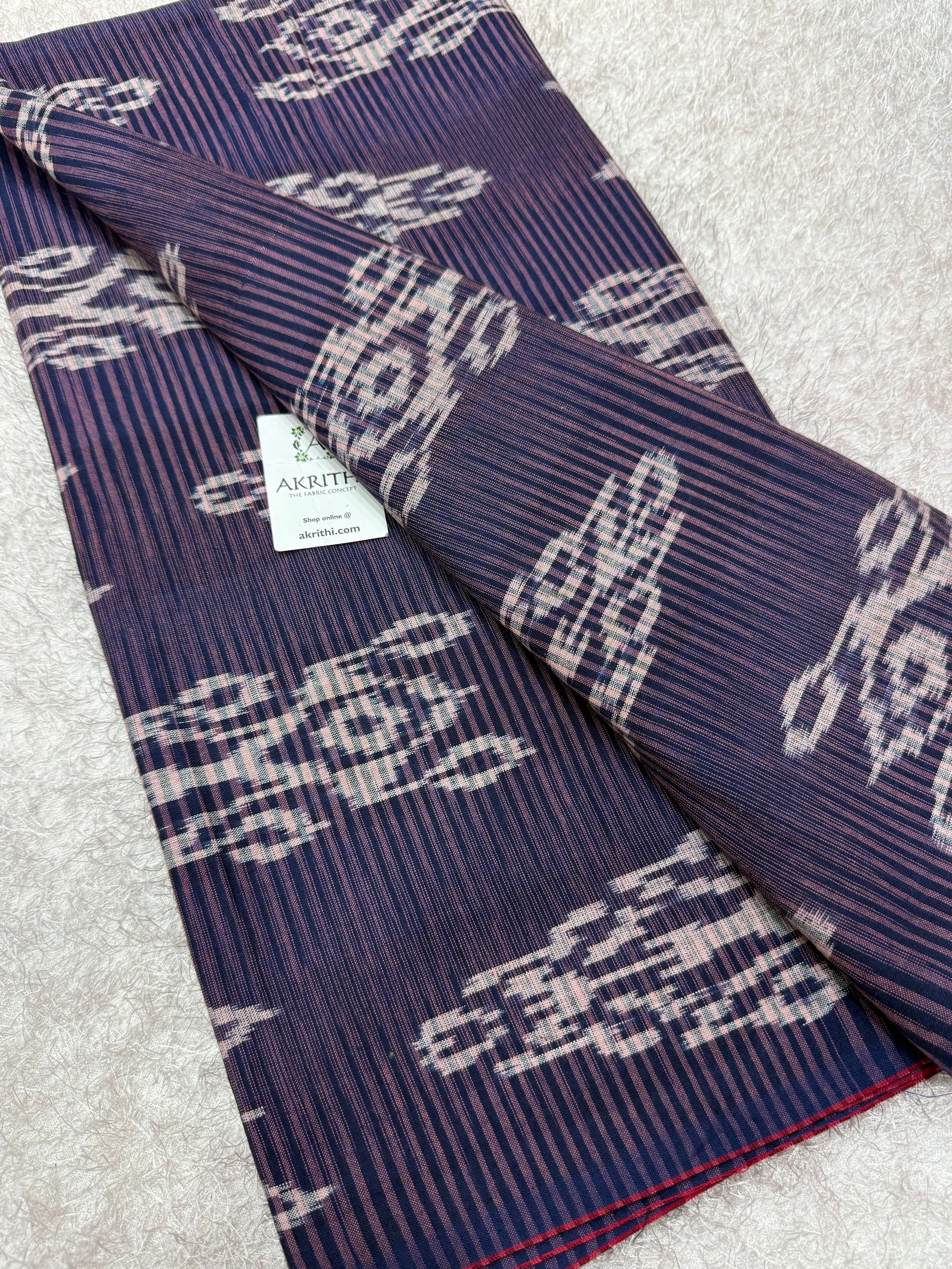 Pochampally Ikat pure cotton fabric