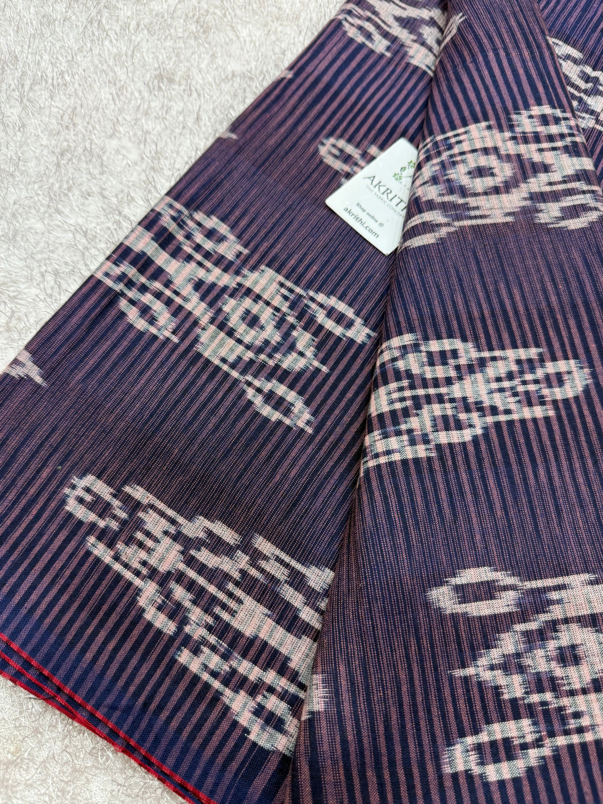 Pochampally Ikat pure cotton fabric