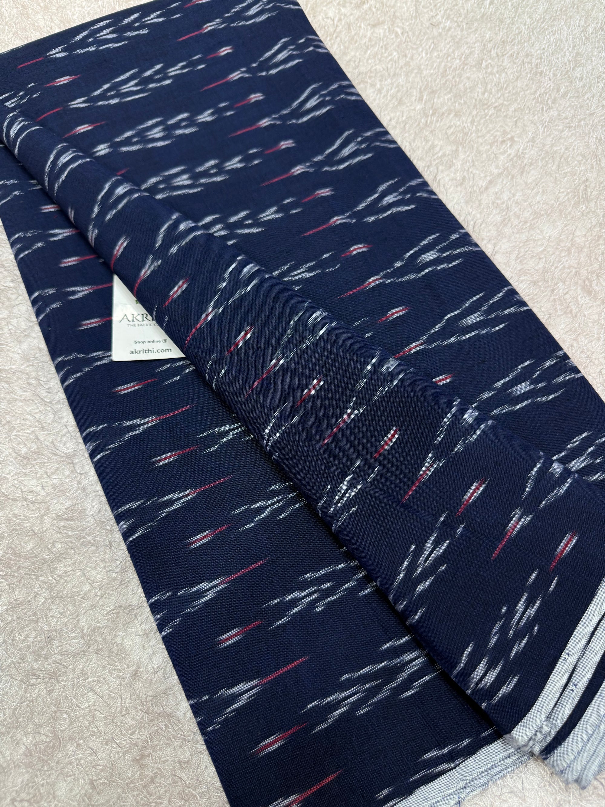 Pochampally Ikat pure cotton fabric