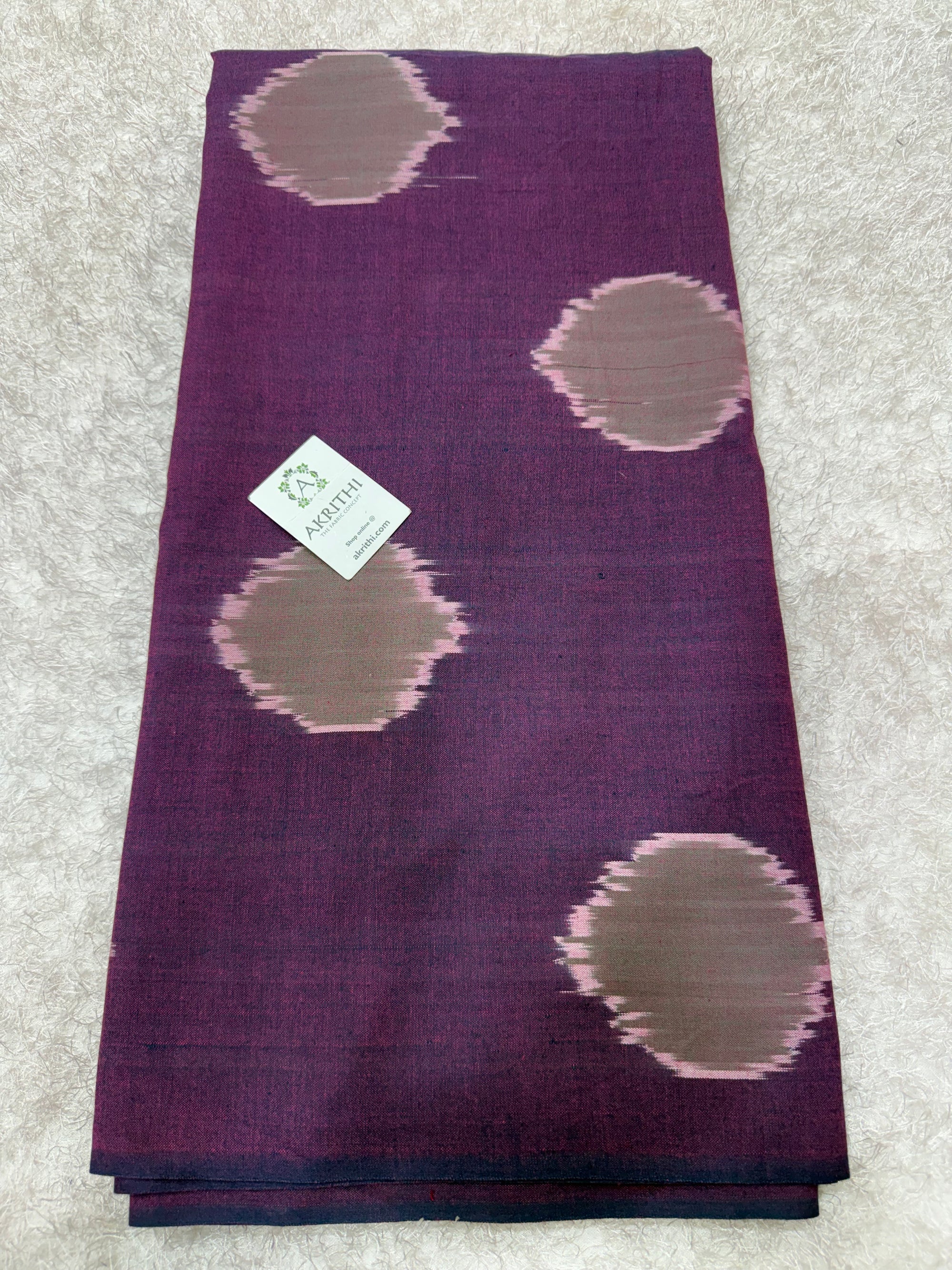 Pochampally Ikat pure cotton fabric