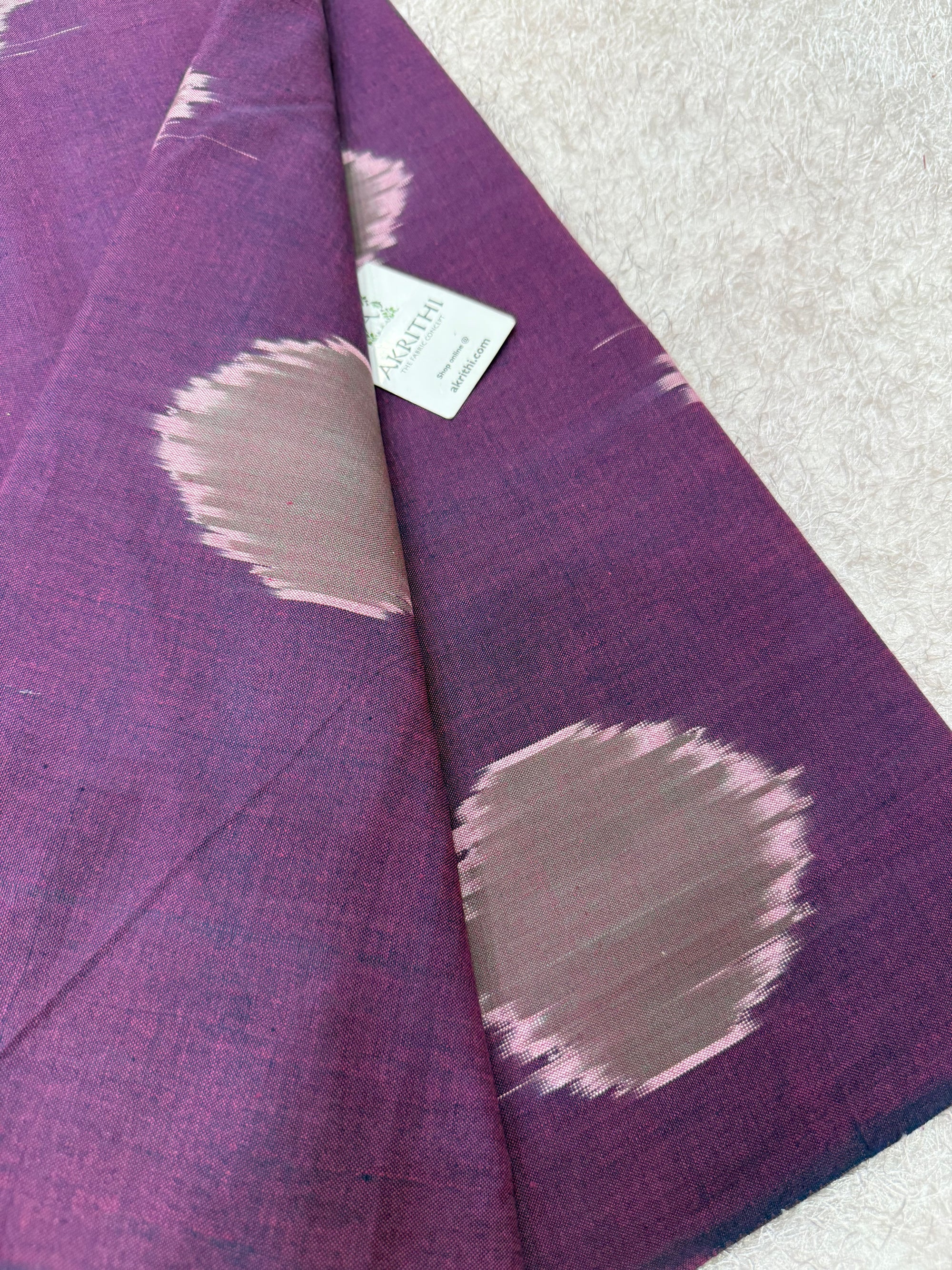 Pochampally Ikat pure cotton fabric