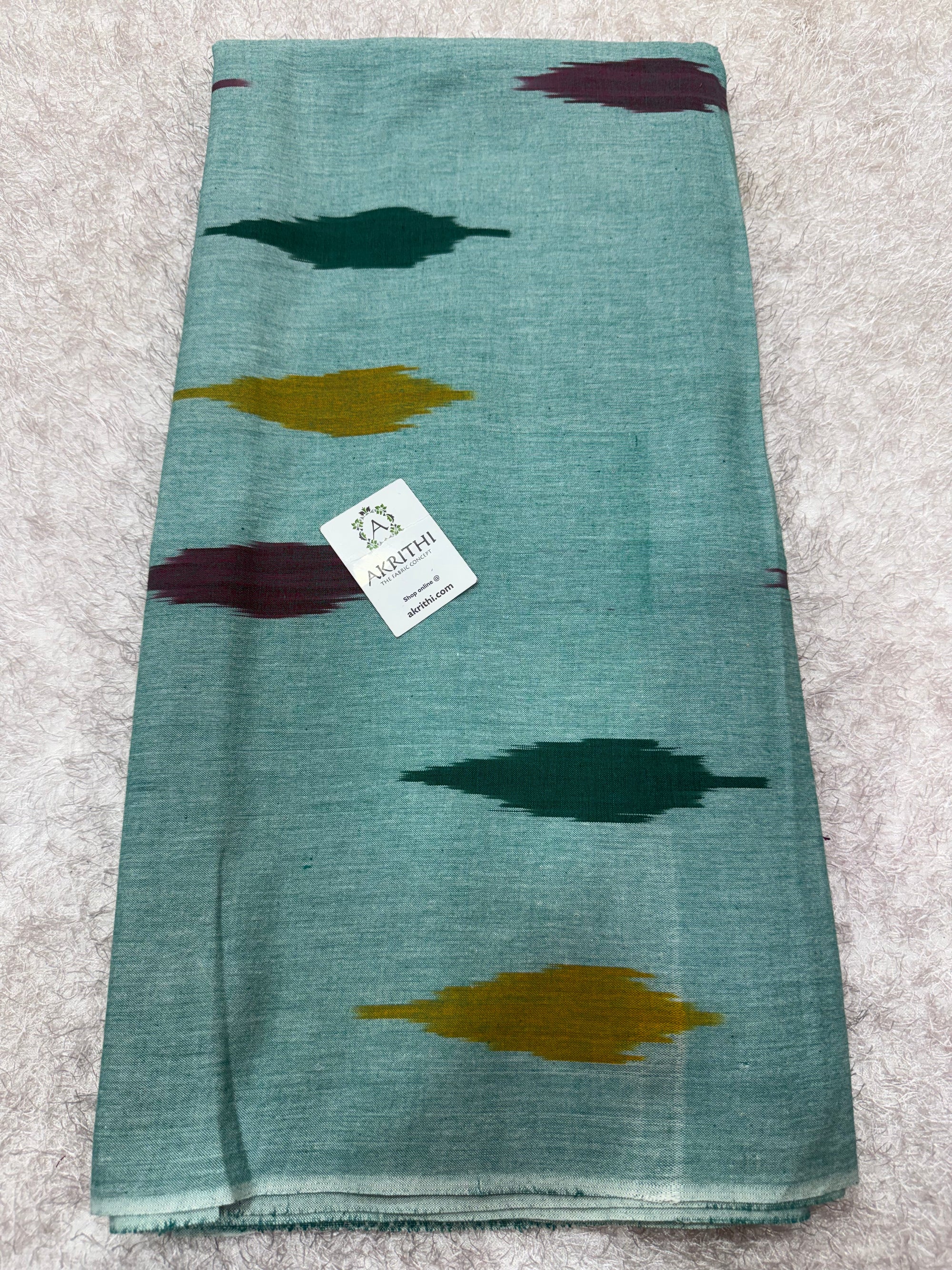 Pochampally Ikat pure cotton fabric