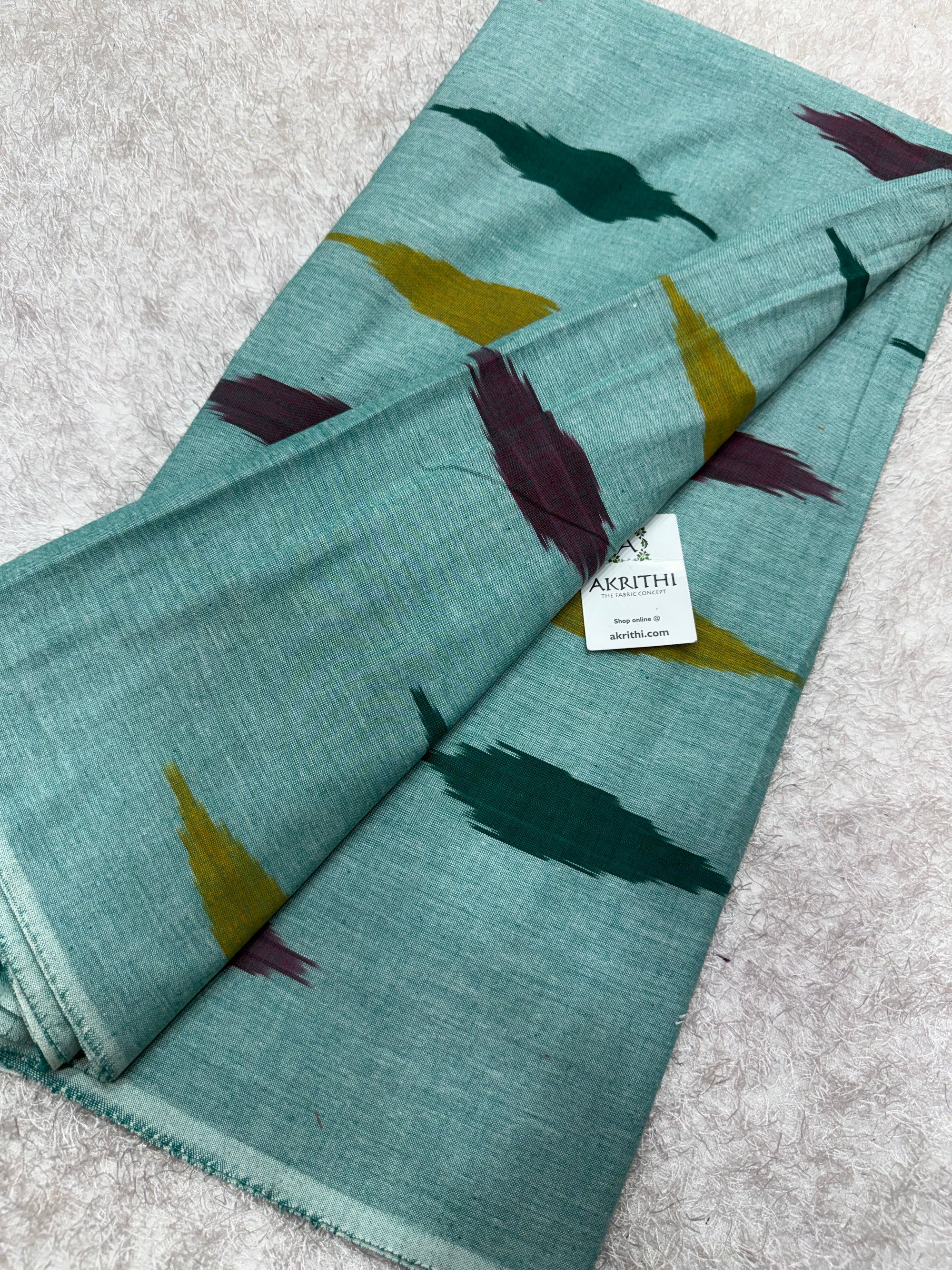 Pochampally Ikat pure cotton fabric