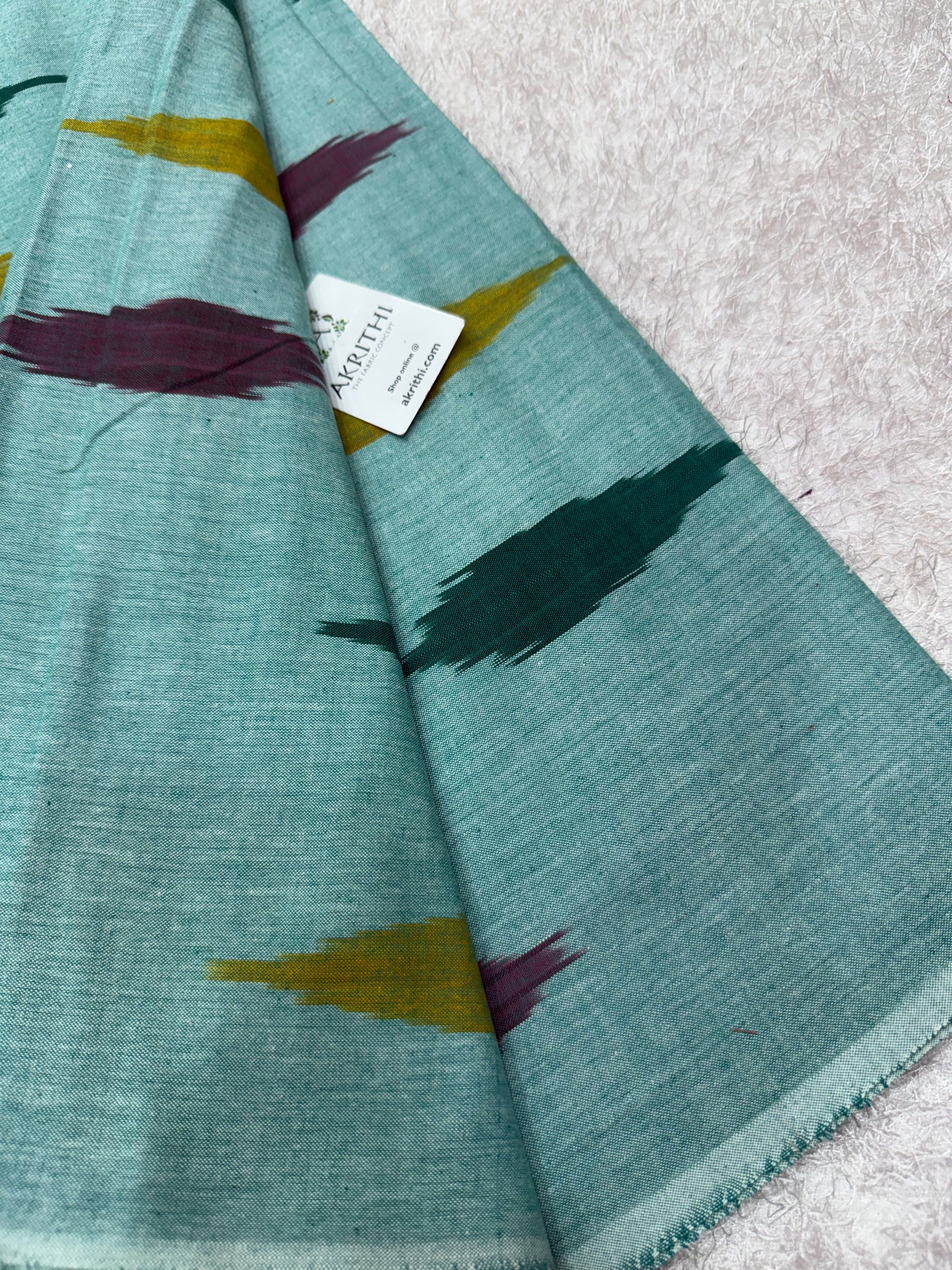 Pochampally Ikat pure cotton fabric