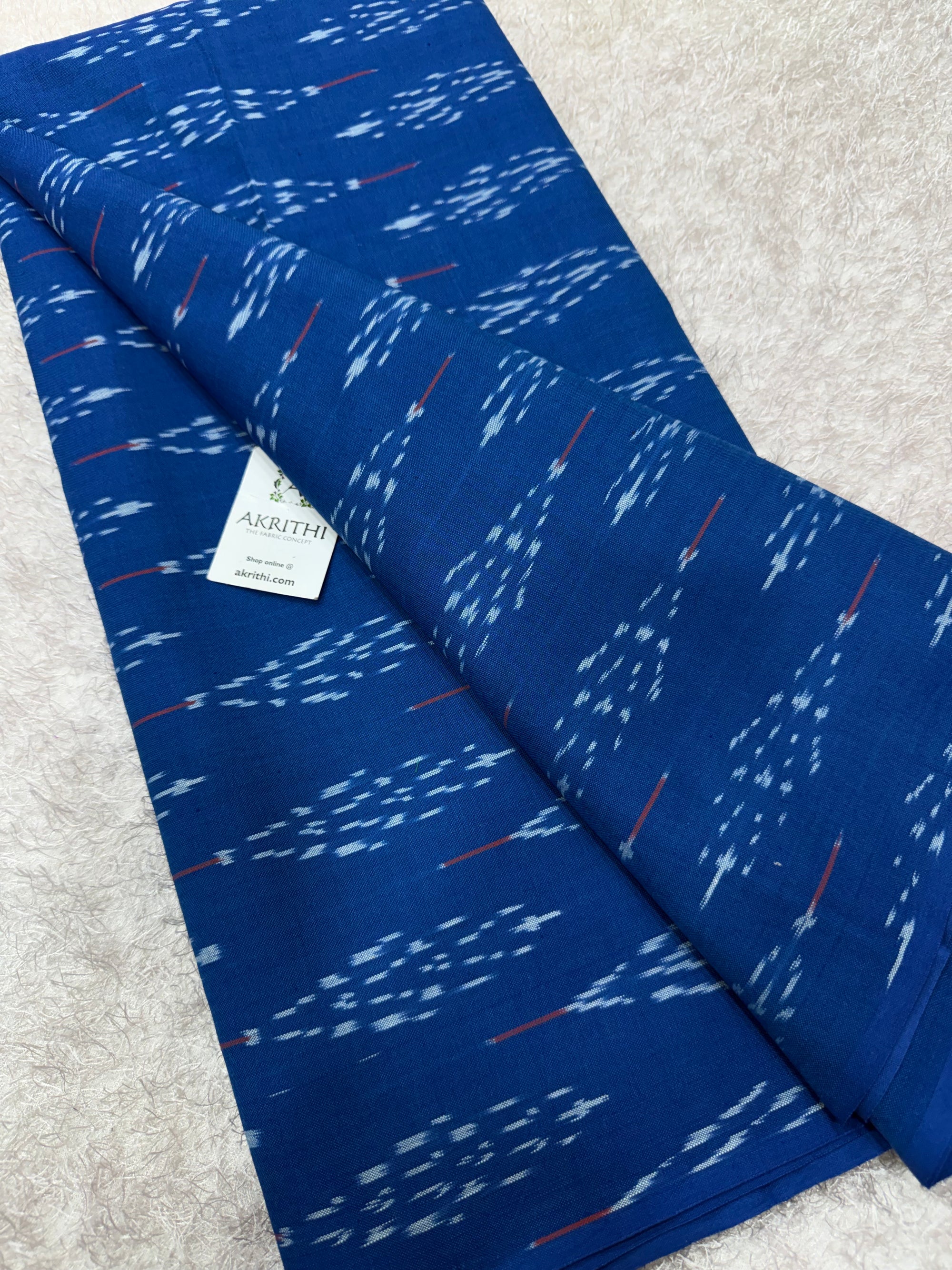 Pochampally Ikat pure cotton fabric
