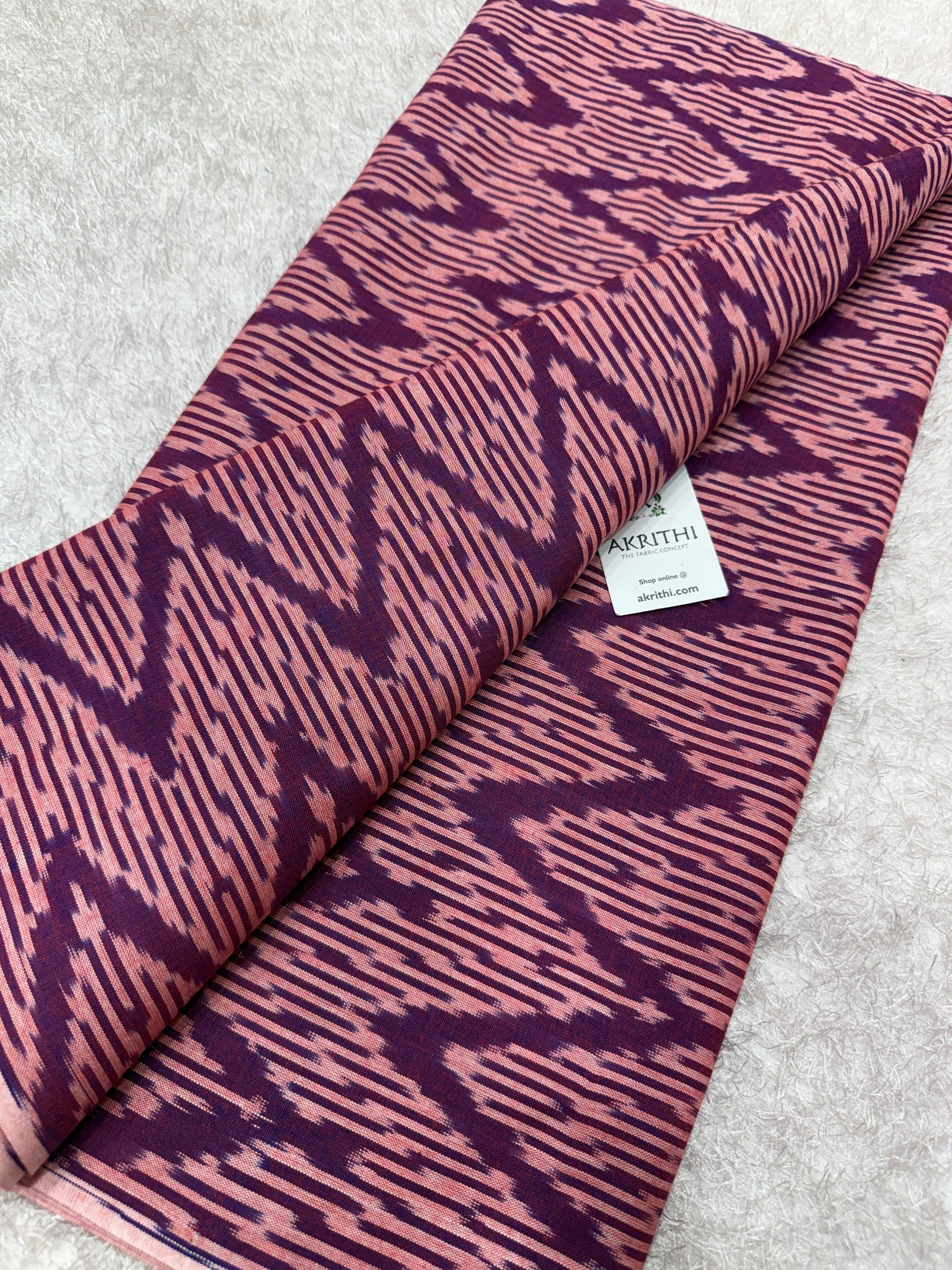 Pochampally Ikat pure cotton fabric
