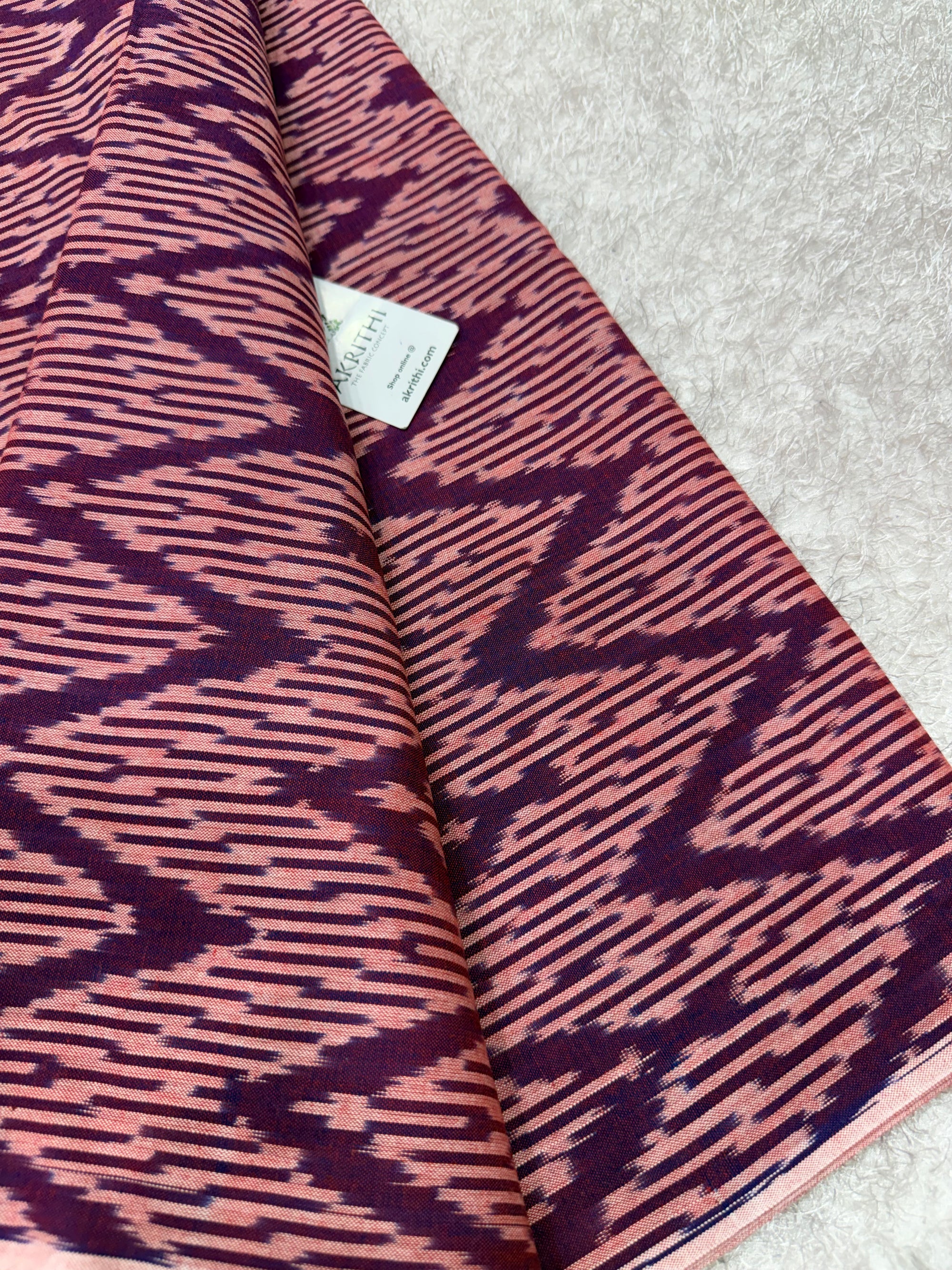 Pochampally Ikat pure cotton fabric