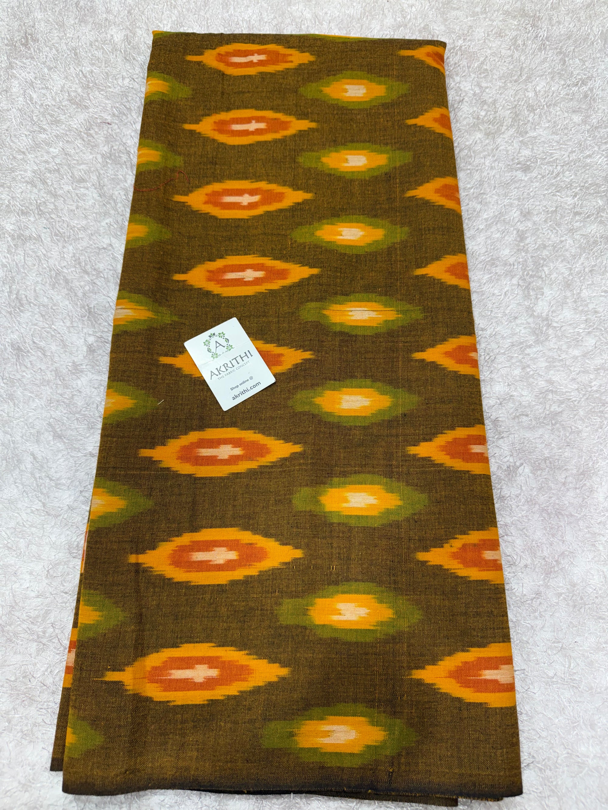 Pochampally Ikat pure cotton fabric