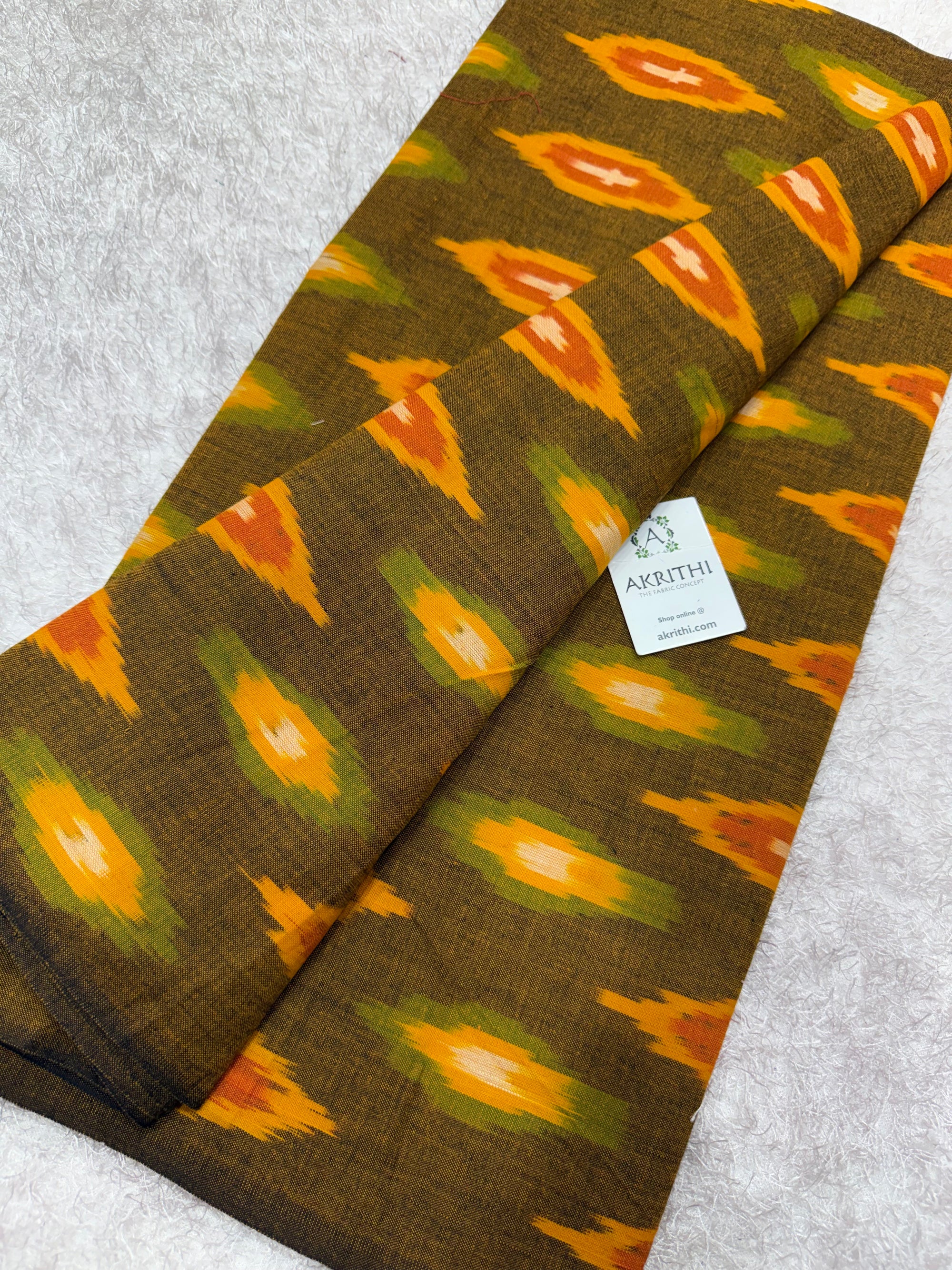 Pochampally Ikat pure cotton fabric